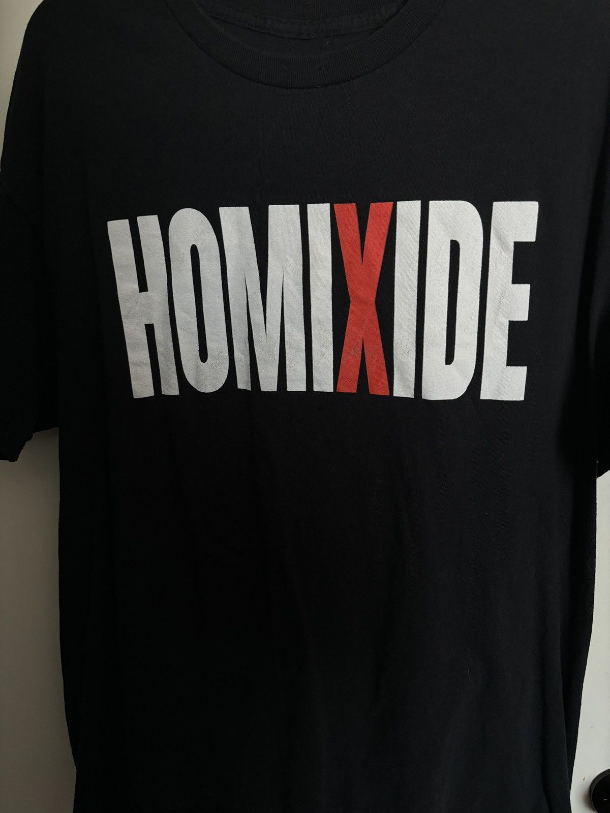 image of Destroy Lonely x Ken Carson Homixide Gang Tee in Black, Men's (Size XL)