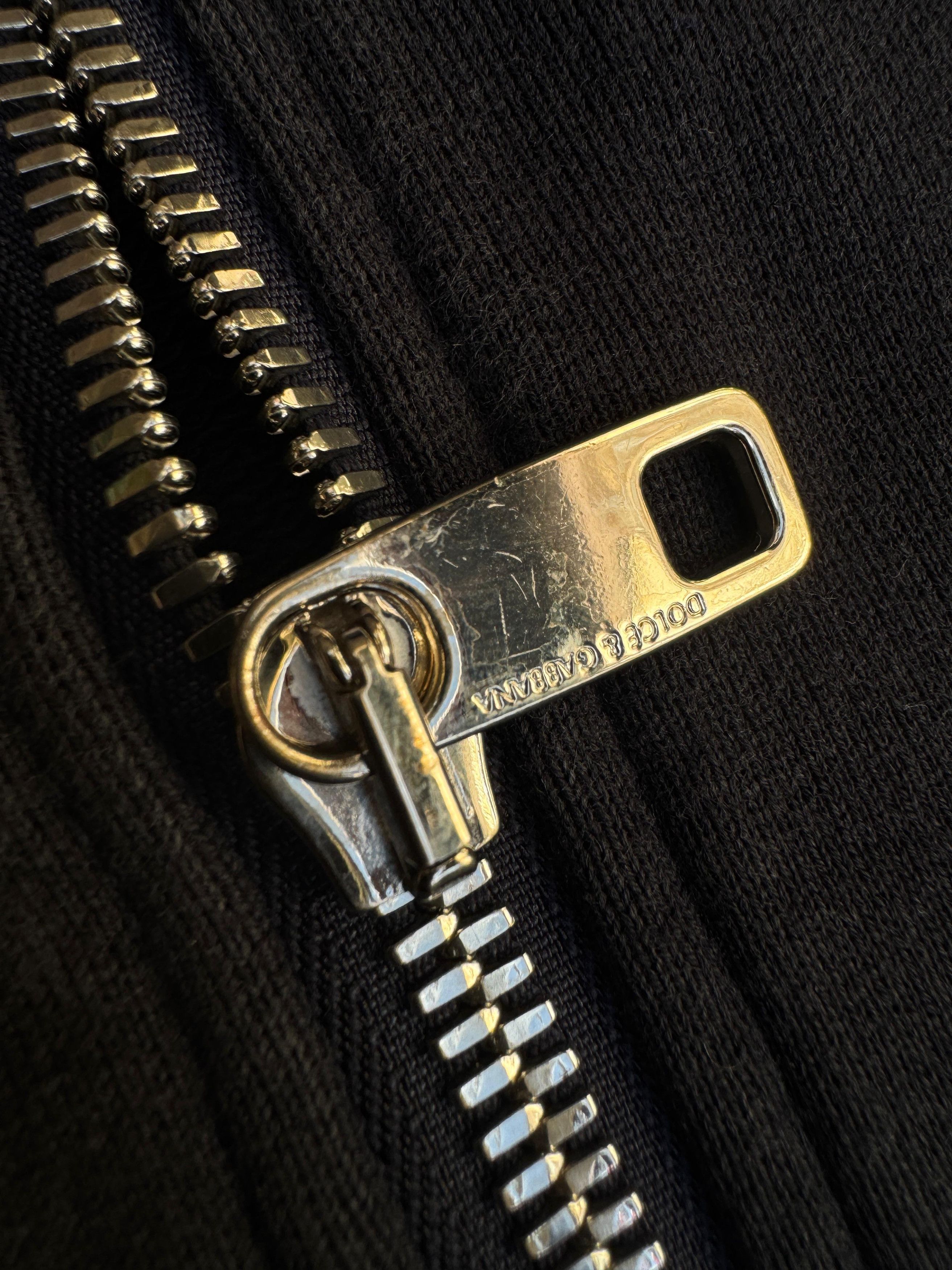 Dolce & Gabbana DOLCE&GABBANA COTTON JERSEY ZIP UP HOODIE Size US S / EU 44-46 / 1 - 3 Thumbnail