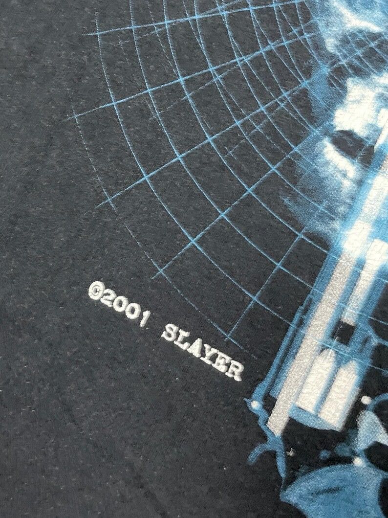 Band Tees × Vintage Vintage Slayer Diabolus T-shirt 2001 Bandshirt y2k 90s Metal Size US L / EU 52-54 / 3 - 8 Thumbnail