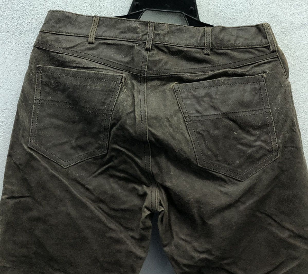 Katharine Hamnett London Vintage Katharine Hamnett London Composition Cow Skin Pants Size US 32 / EU 48 - 4 Thumbnail