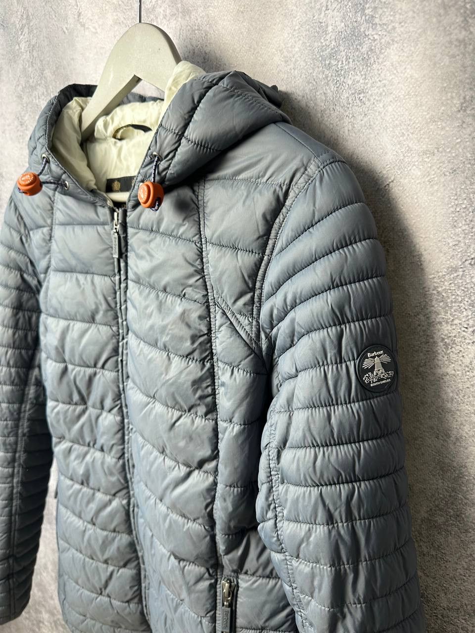 Barbour Barbour Jacket Gray Fibre Down Landry Baffle Quilt Puffa Size M / US 6-8 / IT 42-44 - 6 Thumbnail