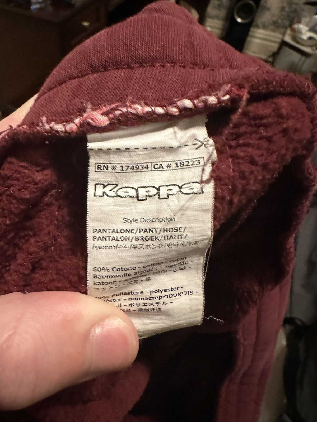 Kappa Kappa Joggers Size US 30 / EU 46 - 3 Thumbnail