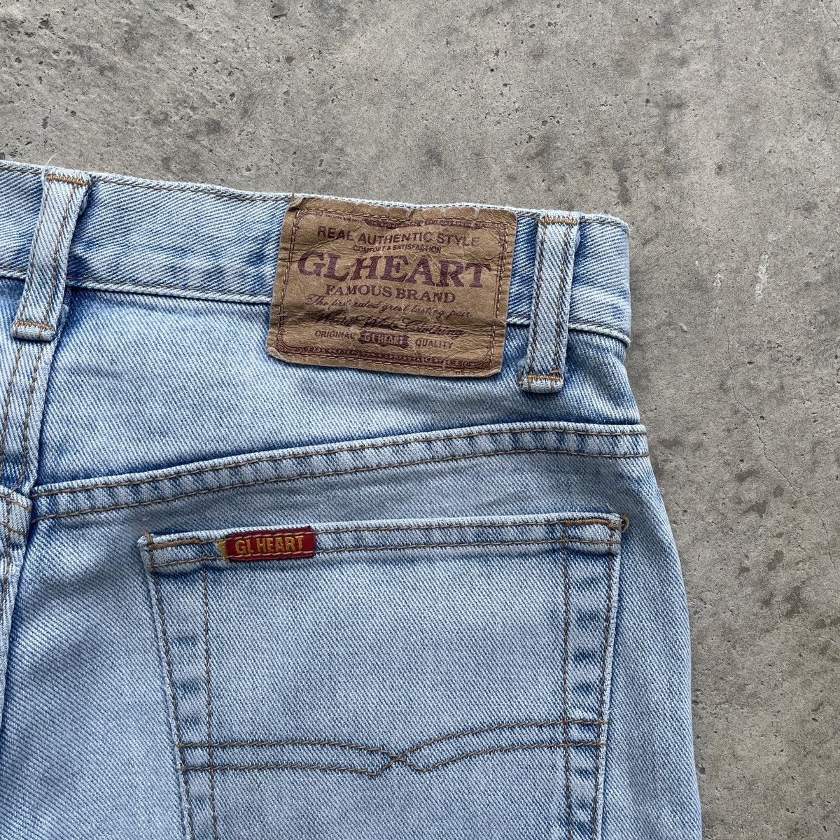 Japanese Brand × Jean × Vintage W30 Vintage Japan Wash Jeans Ripped Pants Denim Distressed Size US 30 / EU 46 - 8 Thumbnail