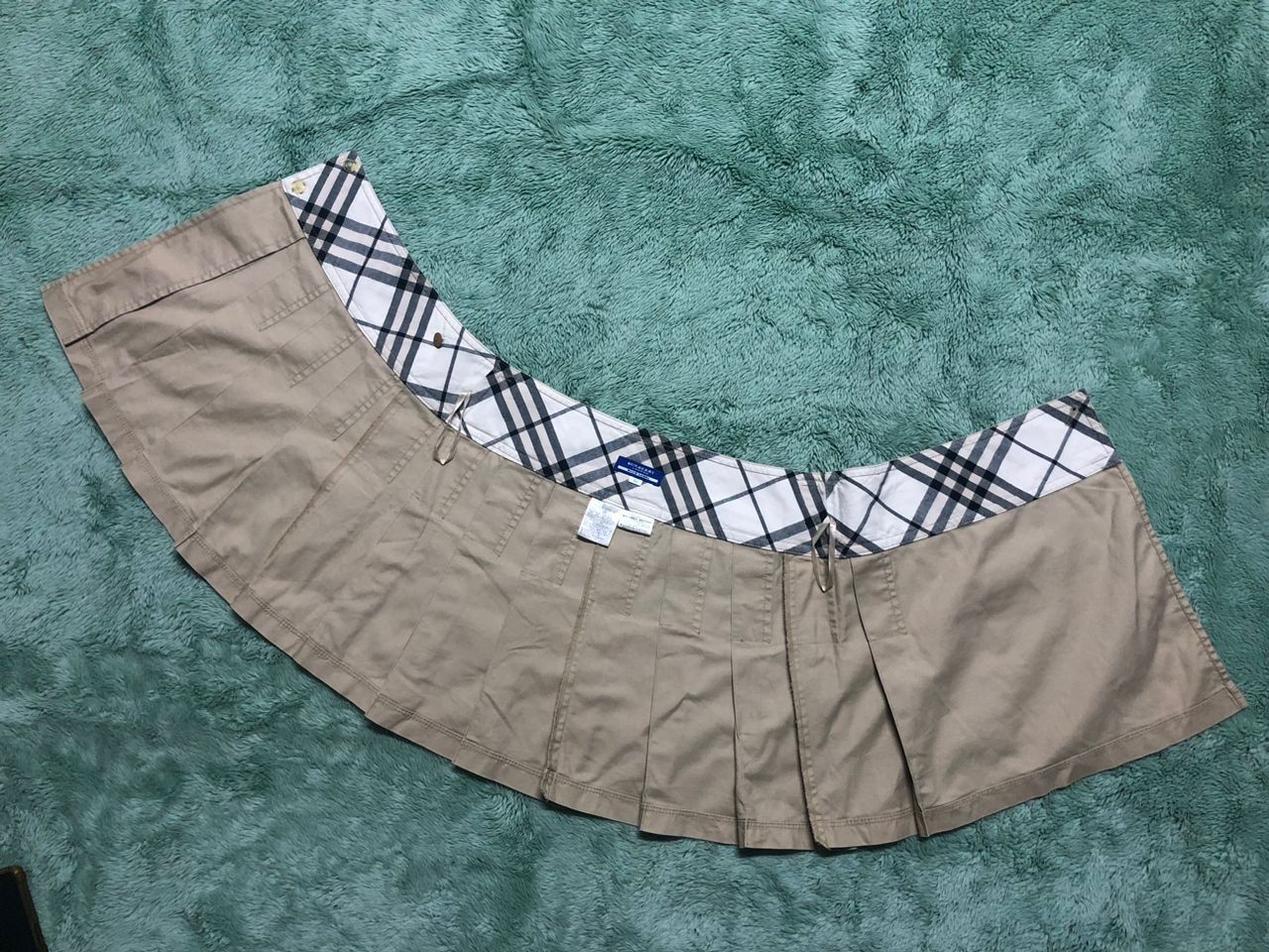Burberry Burberry Blue Label Mini Skirt Brown Size 27" / US 4 / IT 40 - 5 Thumbnail