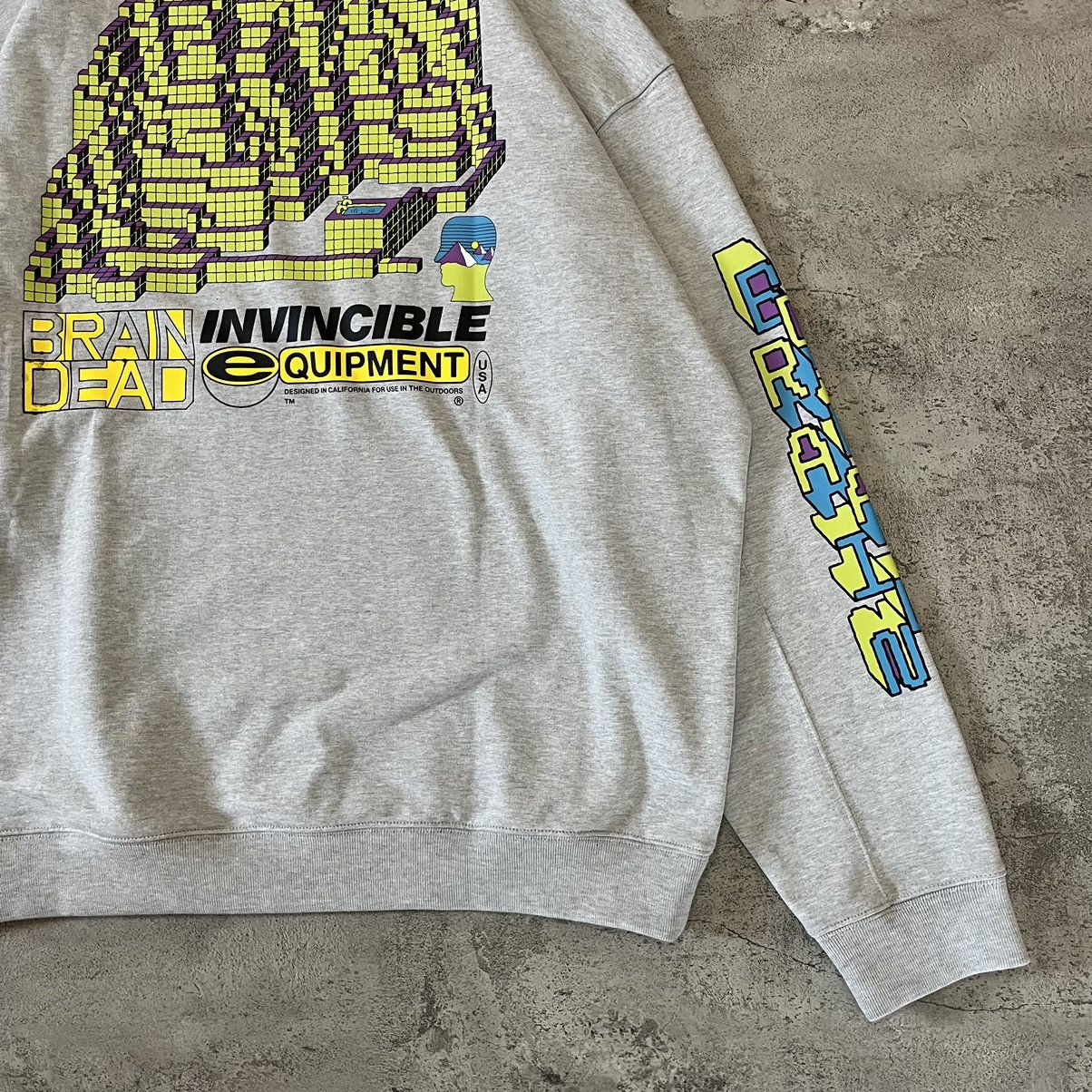 Brain Dead Brain Dead x Invincible Building Block Crewneck - Grey Size US XL / EU 56 / 4 - 6 Thumbnail