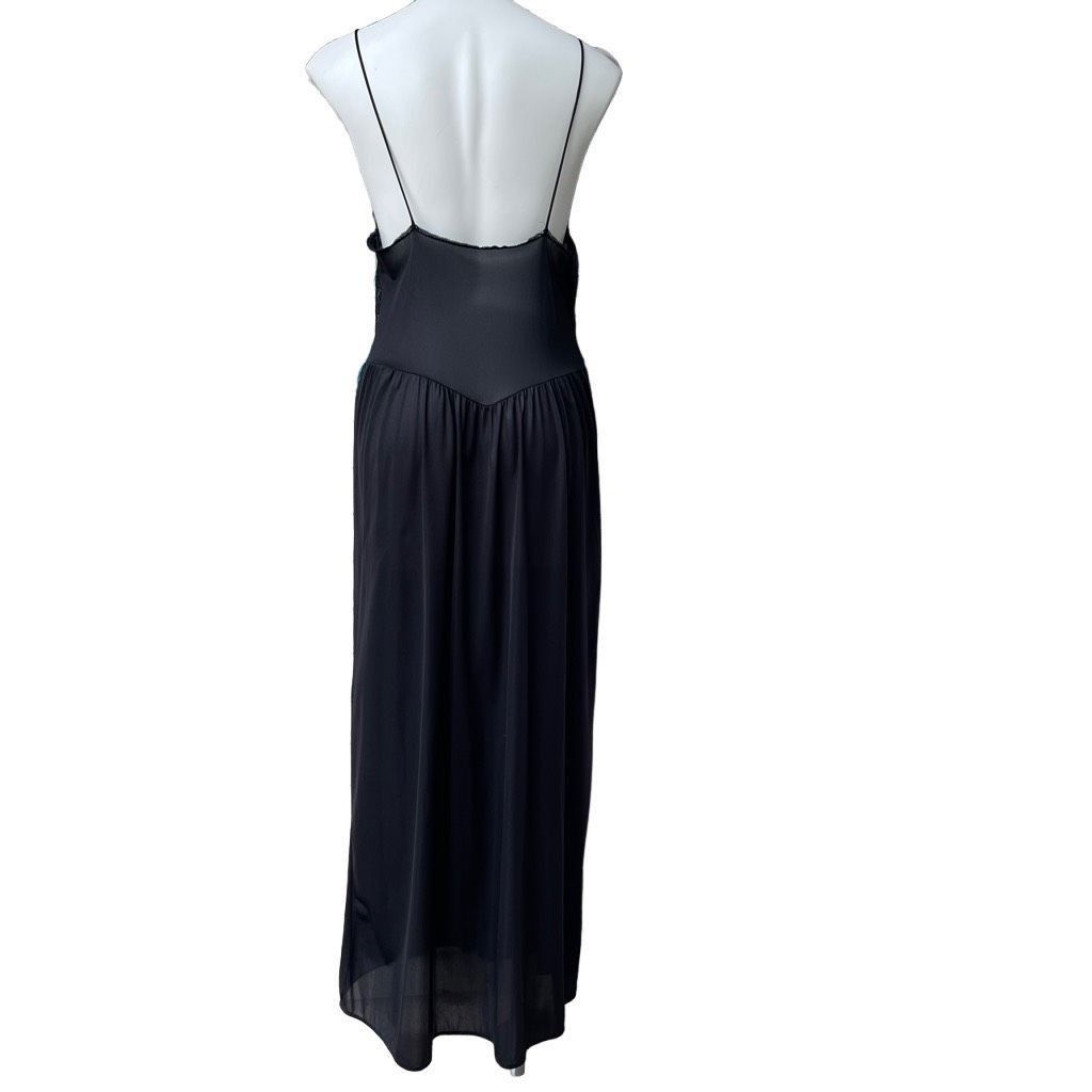 Other ILGWU Fifth Avenue Womens Maxi slip Dress Lace Open Back Str Size XL / US 12-14 / IT 48-50 - 2 Thumbnail