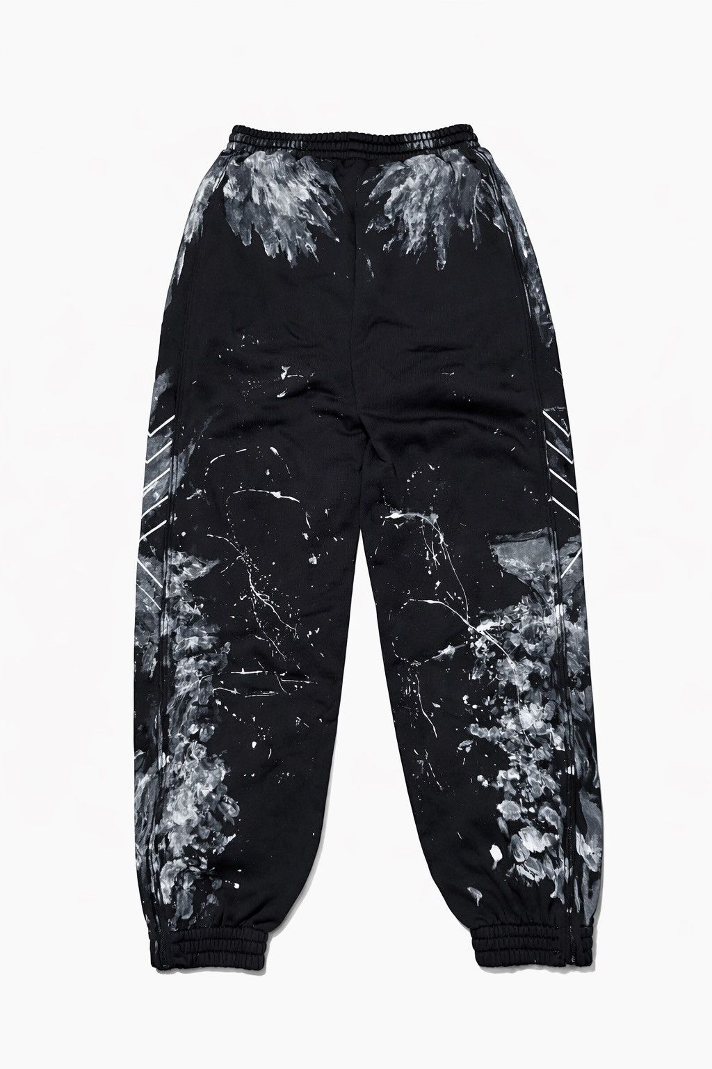 Balenciaga BNWT Balenciaga Paint Sporty B Sweatpants in Black Size US 32 / EU 48 - 3 Thumbnail