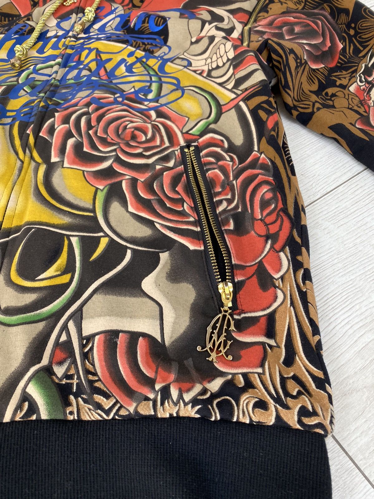 Christian Audigier × Japanese Brand Christian Audiger Y2k zip-hoodie size M Size US M / EU 48-50 / 2 - 9 Thumbnail