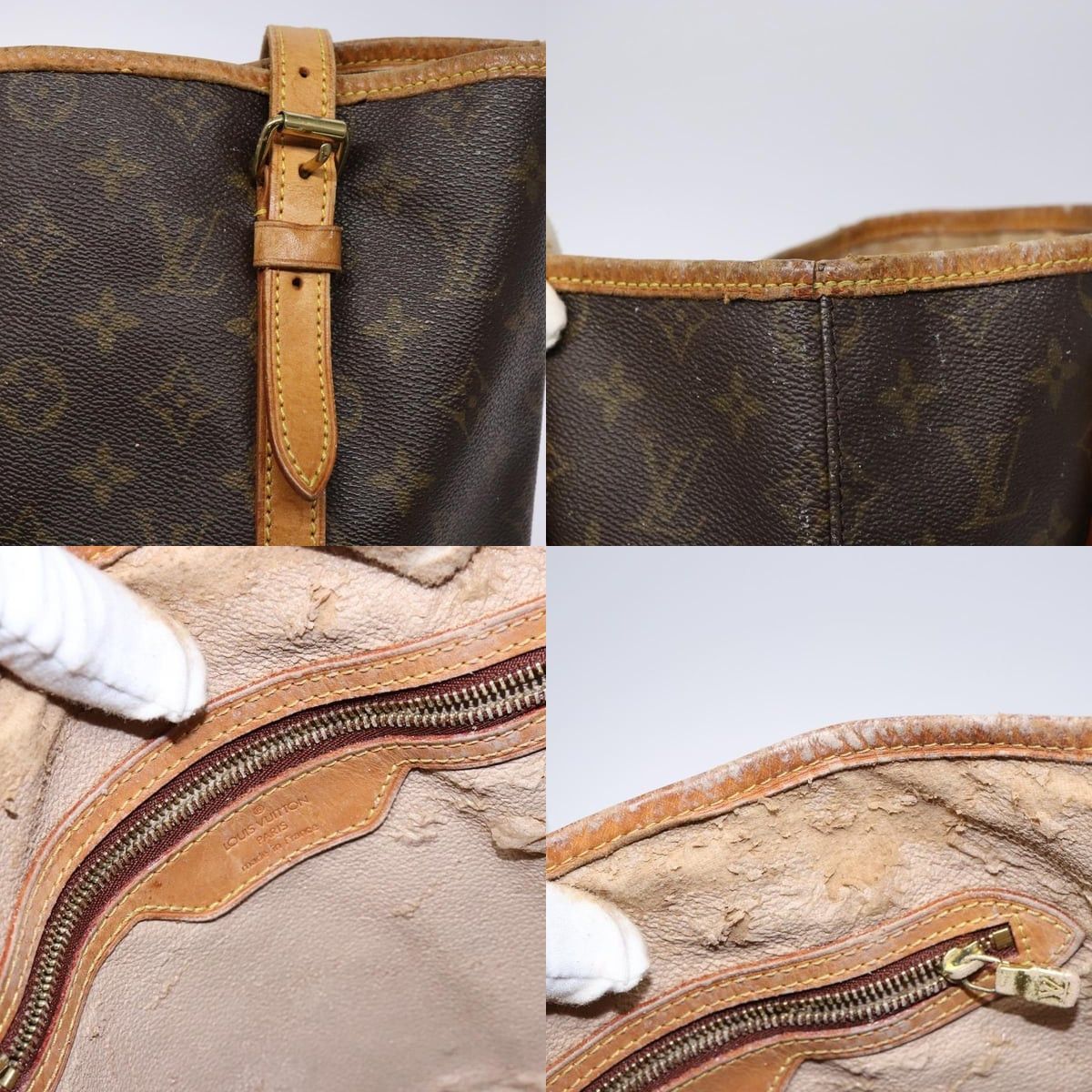 Louis Vuitton LOUIS VUITTON Monogram Bucket GM Shoulder Bag M42236 Size ONE SIZE - 11 Thumbnail