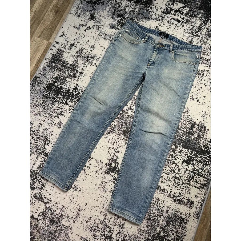 A.P.C. Apc Jeans Trousers Size 30 Blue Size US 30 / EU 46 - 2 Thumbnail
