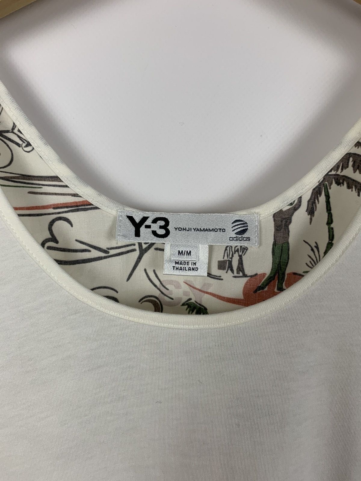 Y-3 Adidas x Y-3 by Yohji Yamamoto Tank Top Ladies Size M Floral Size M / US 6-8 / IT 42-44 - 8 Thumbnail