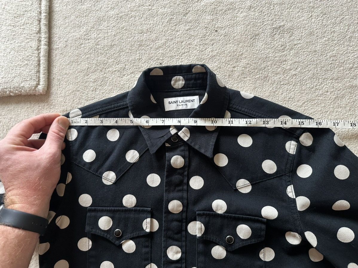 Saint Laurent Paris Saint Laurent black polka dot western denim shirt XS Grail Size US XS / EU 42 / 0 - 3 Thumbnail