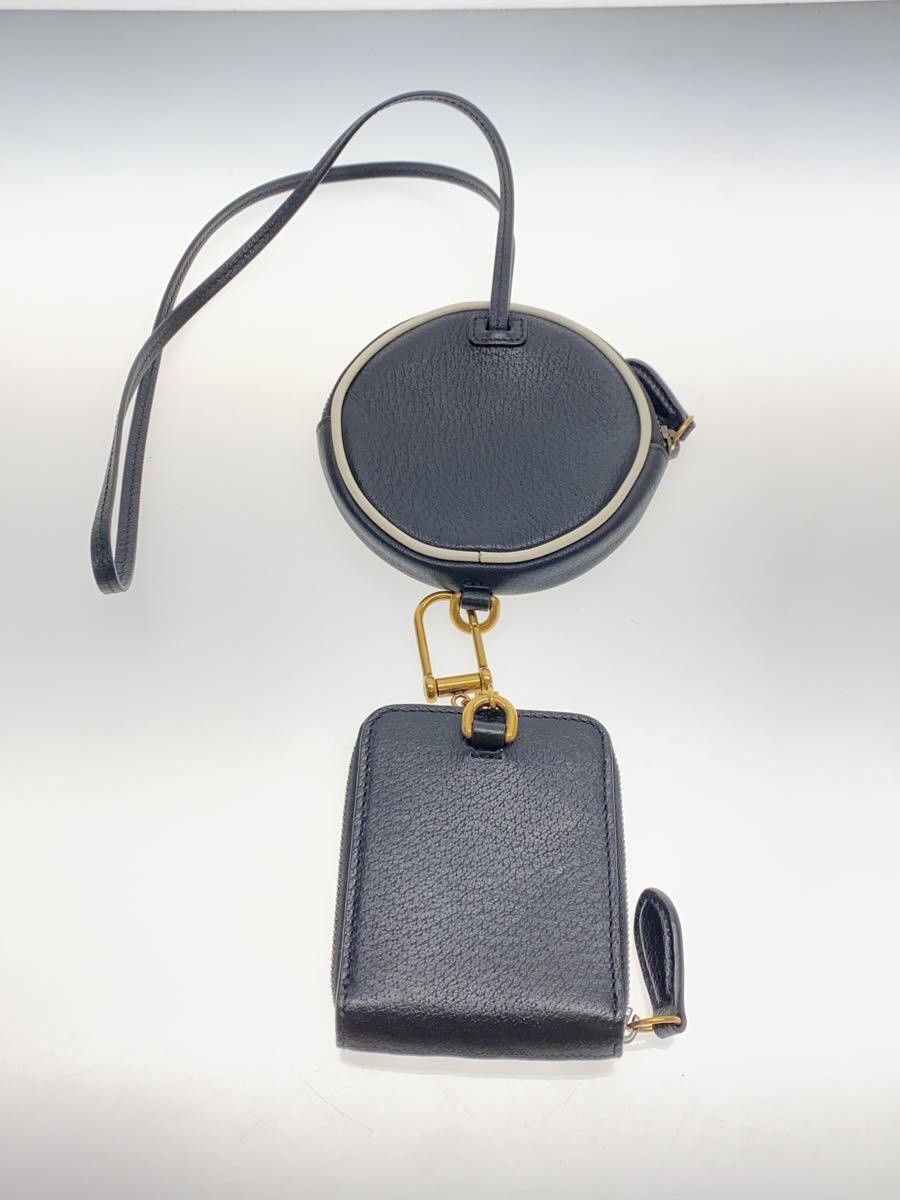 Gucci Gucci x adidas Leather Coin Case Black Size ONE SIZE - 2 Thumbnail