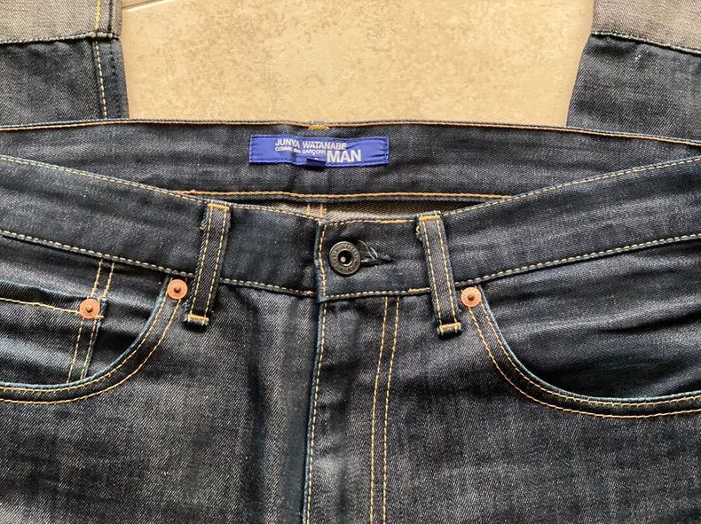 Junya Watanabe JUNYA WATANABE MAN Cropped Denim Jeans Size US 27 - 9 Thumbnail