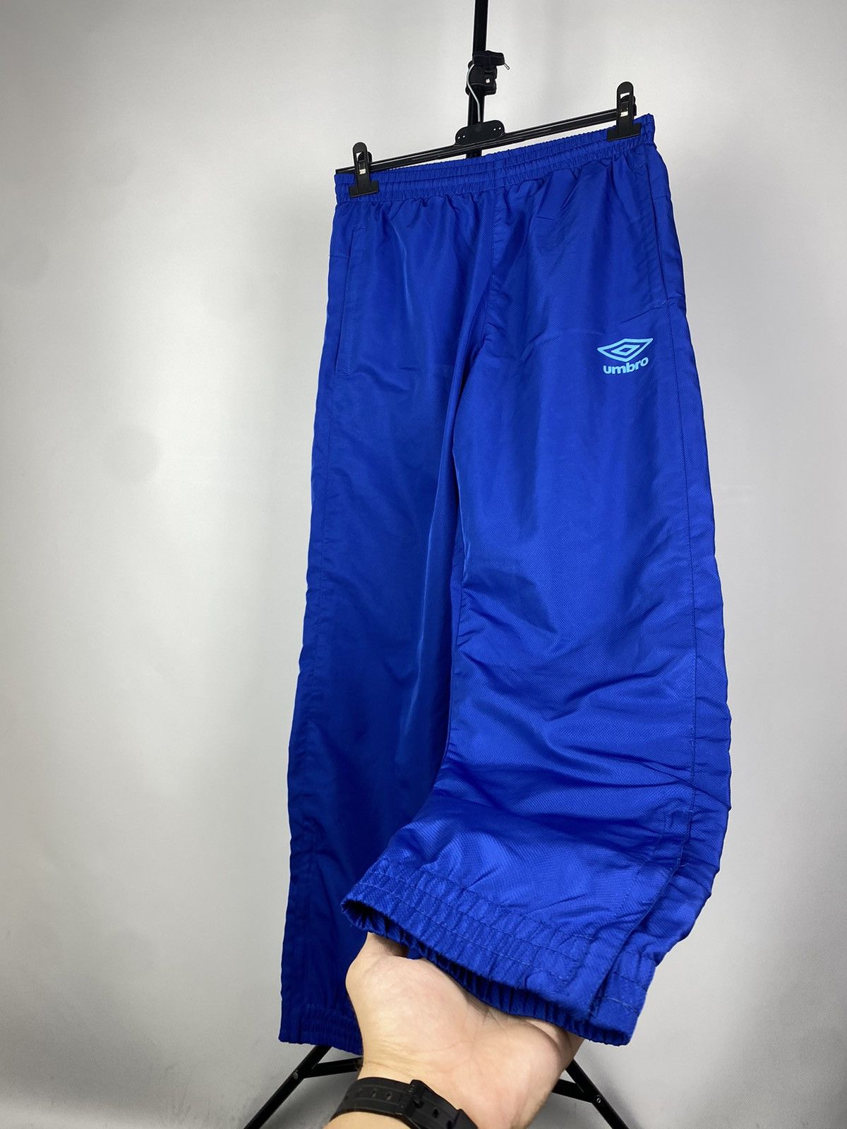 Umbro × Vintage 90s Umbro Vintage Drill Parachute Nylon Retro Pants Size US 31 - 3 Thumbnail