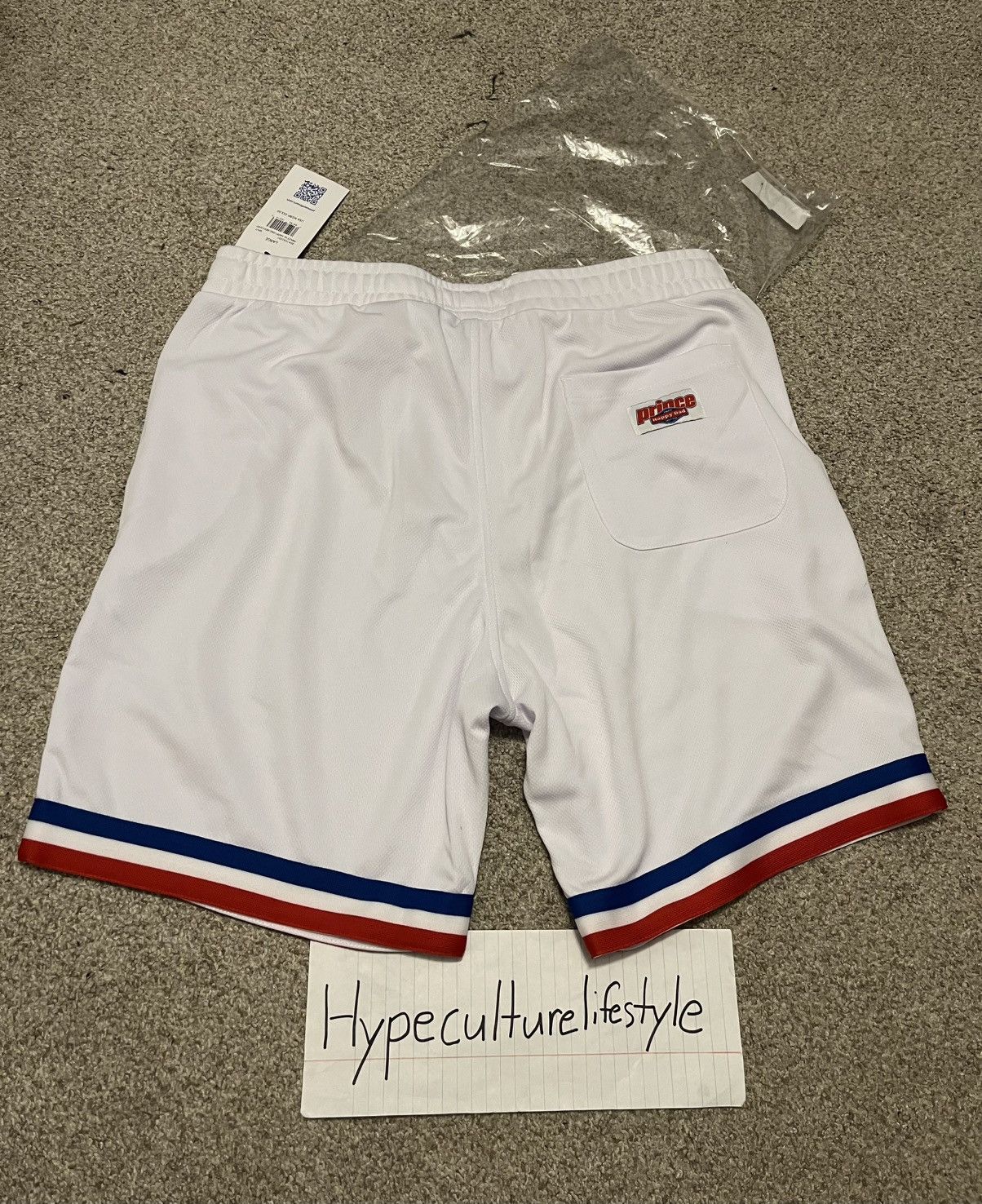 Full Send × Prince Prince VS Happy Dad Mesh Shorts White Size US 32 / EU 48 - 6 Thumbnail