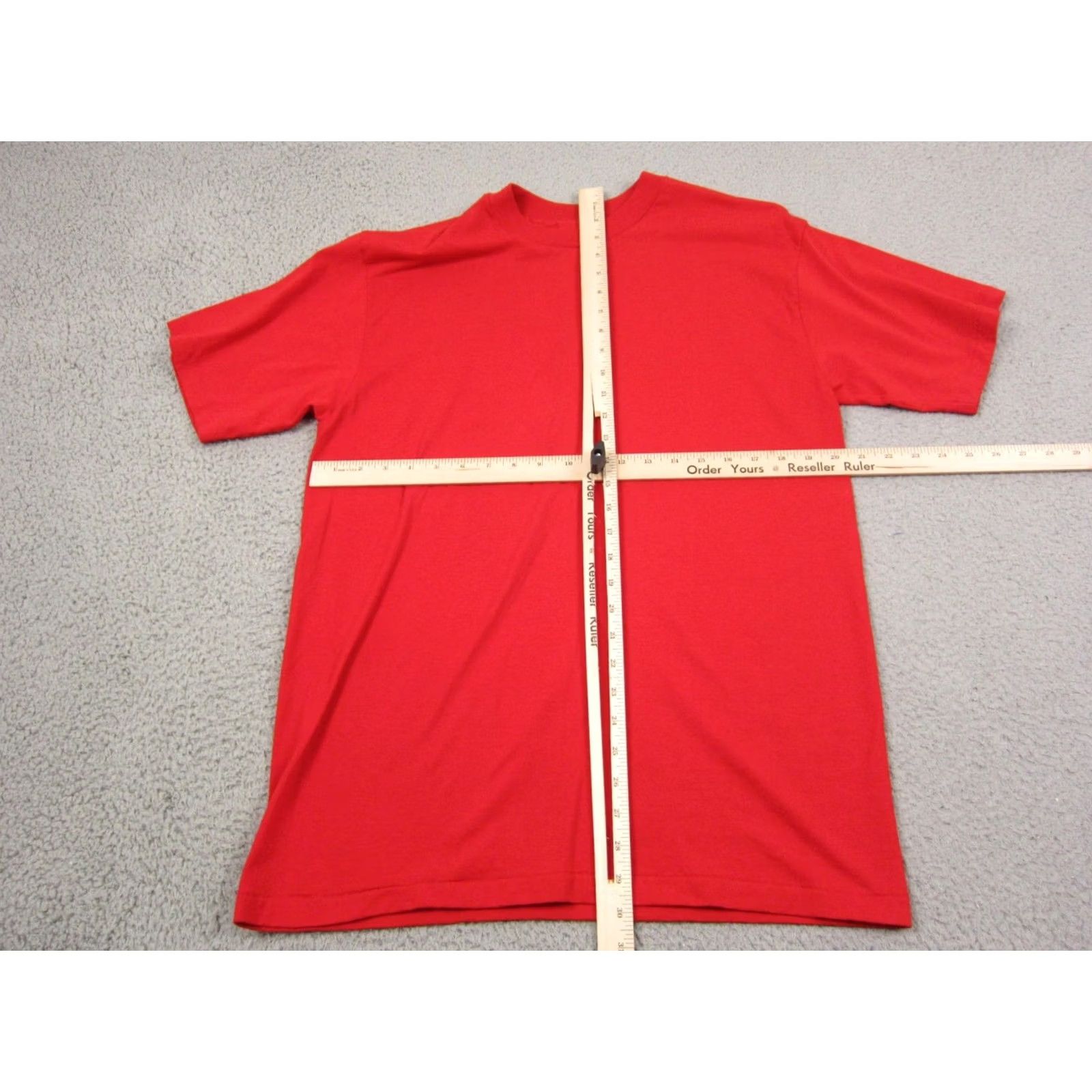 Vintage VINTAGE EAGLE USA Shirt Mens Large Red Single Stitch Blank Made in USA Tee 90s Size US L / EU 52-54 / 3 - 7 Thumbnail