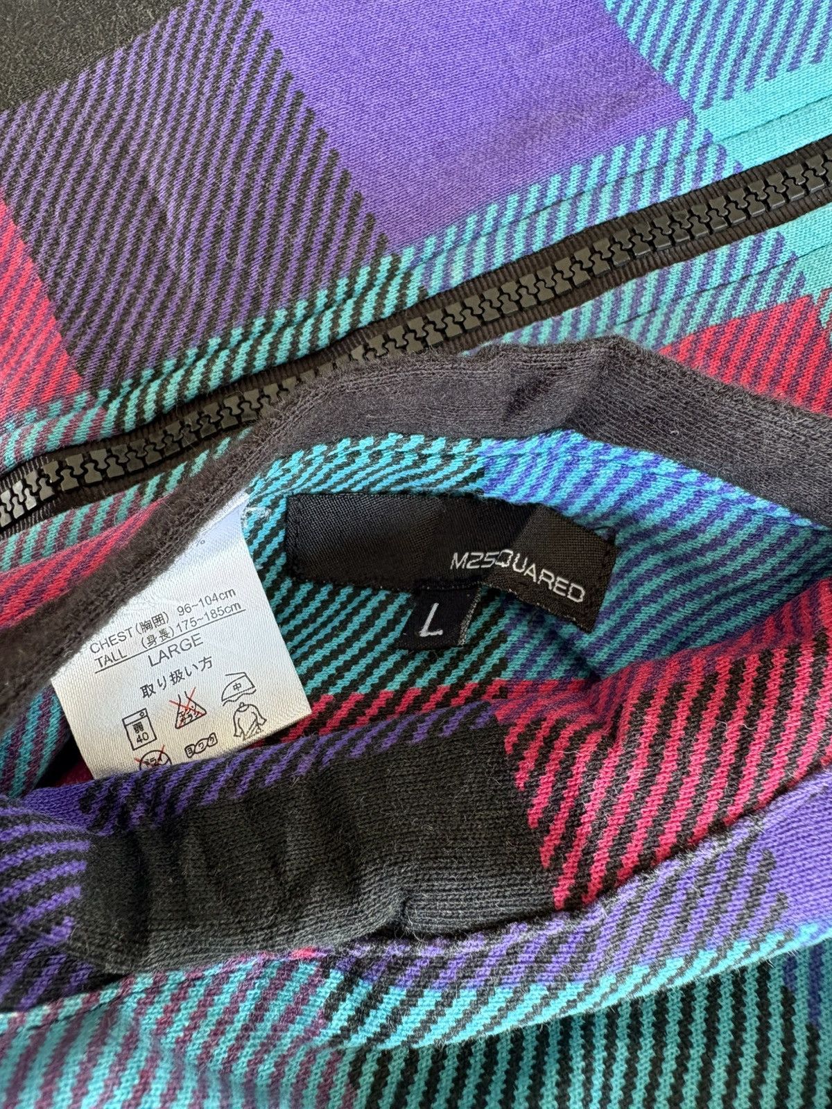 Japanese Brand M25QUARED Reversible Full Zip Hood Punk Y2K Style Size US L / EU 52-54 / 3 - 9 Thumbnail