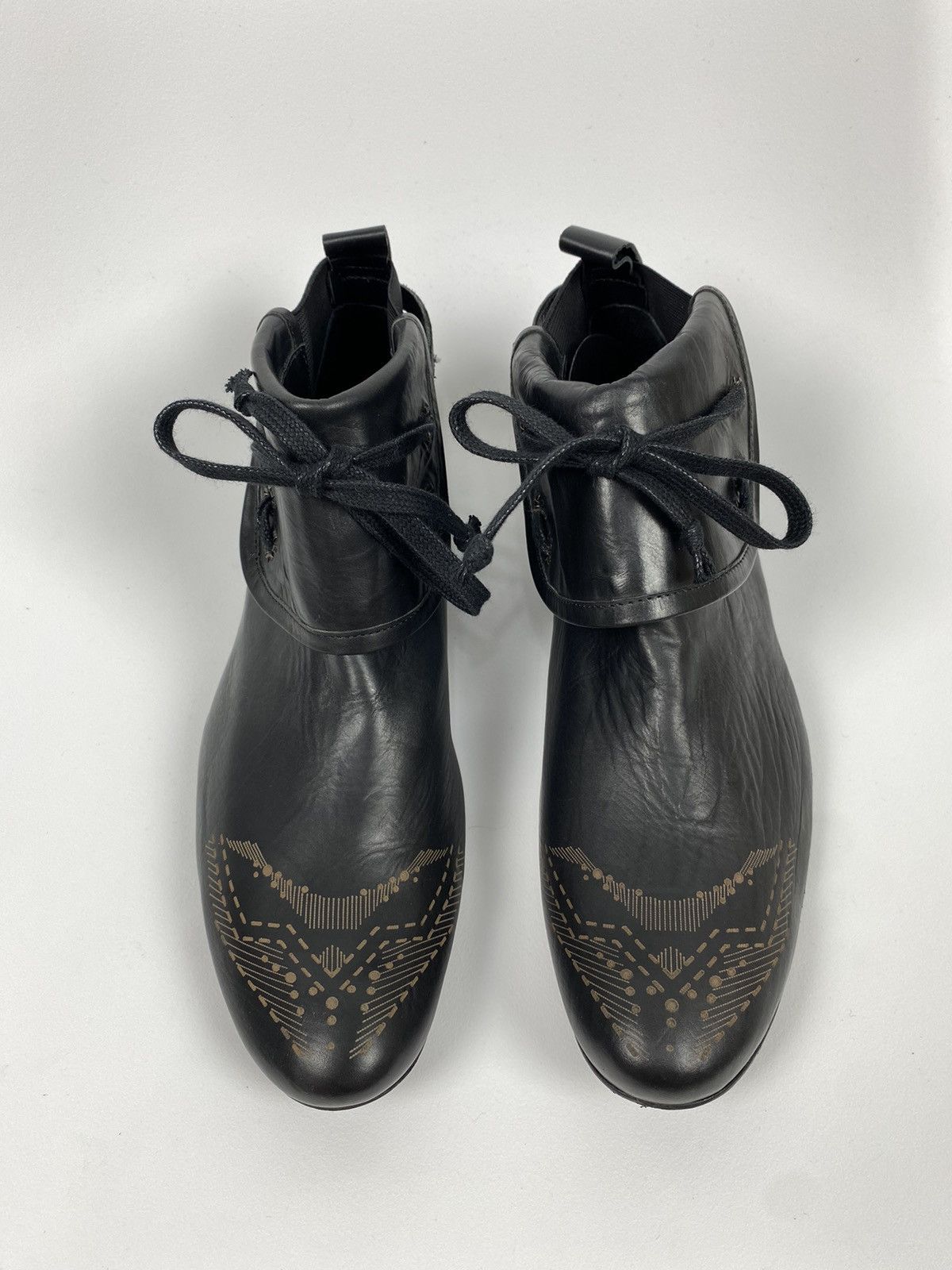 Marithe + Francois Girbaud Marithe Francois Girbaud Genuine Leather Boots Pattern 41 Size US 11 / IT 41 - 2 Thumbnail