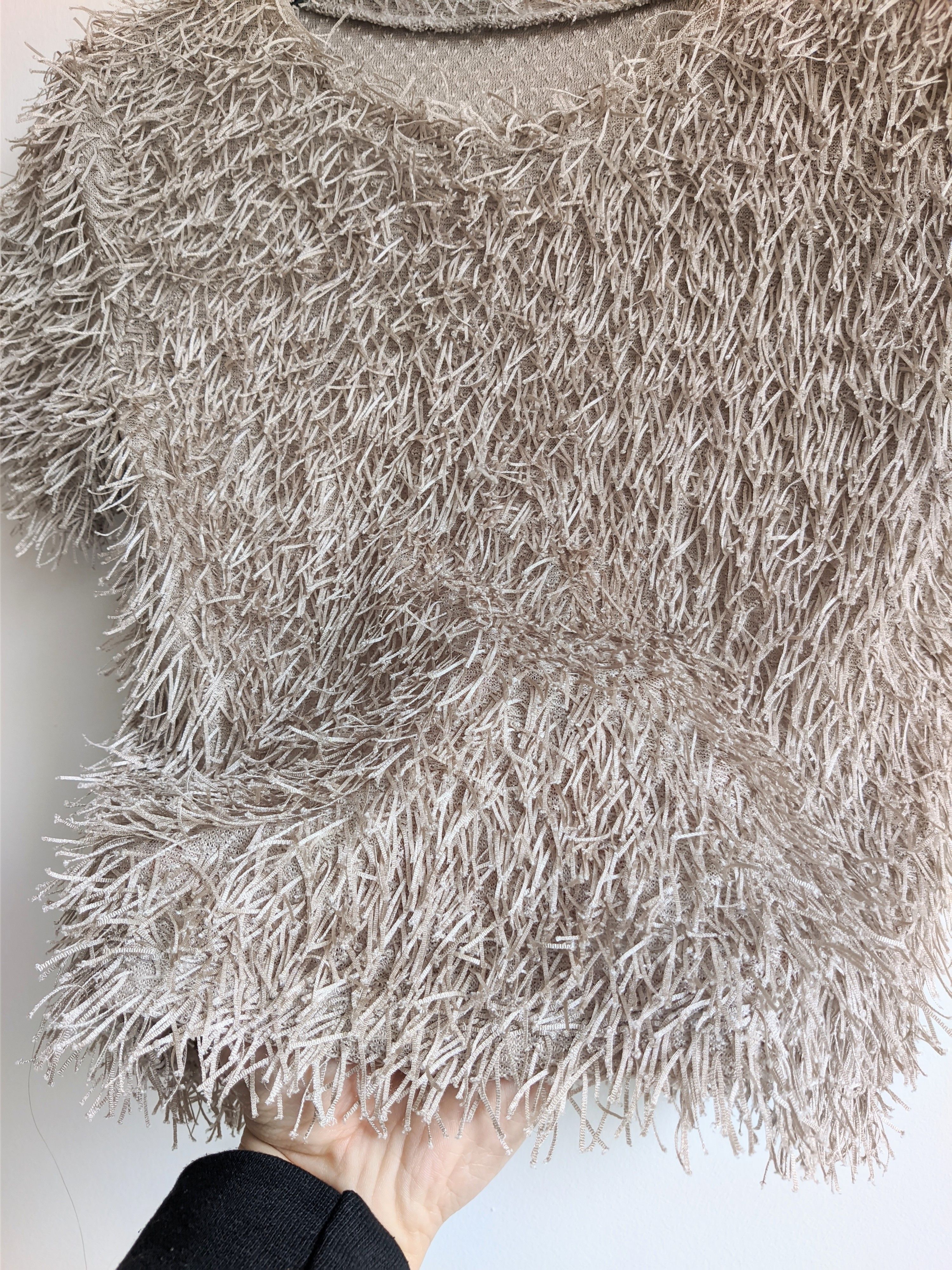 Japanese Brand Vintage fuzzy tshirt mohair y2k Size M / US 6-8 / IT 42-44 - 3 Thumbnail