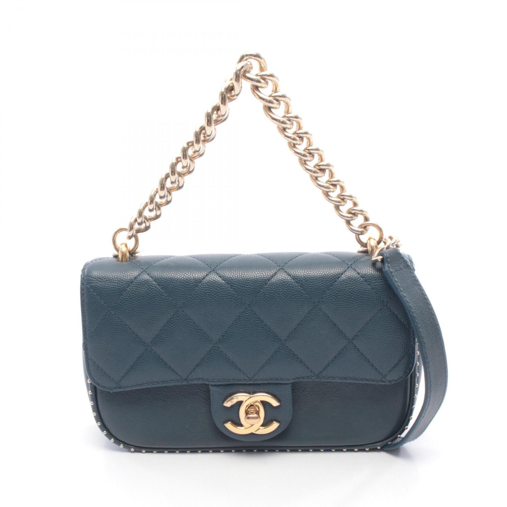 Chanel Chanel Chanel Matelasse Leather Shoulder Bag Leather Shoulder Bag DUTY FREE for USA Size ONE SIZE - 1 Thumbnail