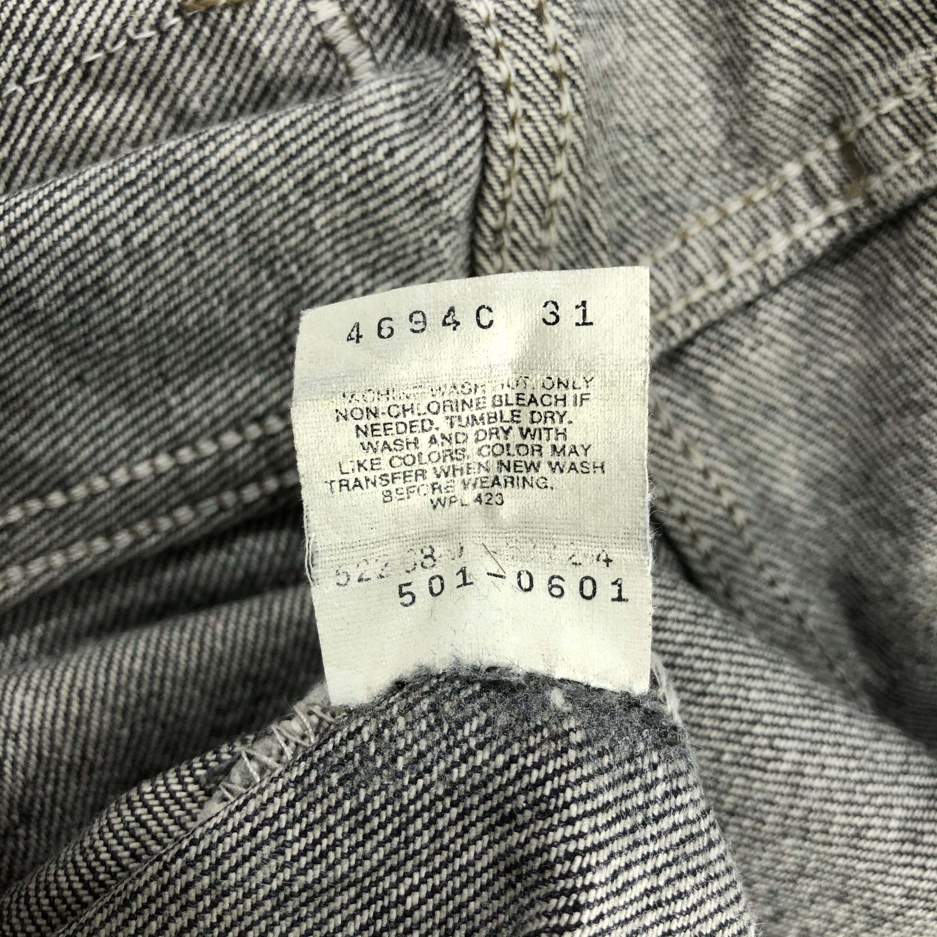 Levi's × Vintage Vintage 90s Faded Black Levis 501 Jeans-JM2835 Size US 33 - 11 Thumbnail