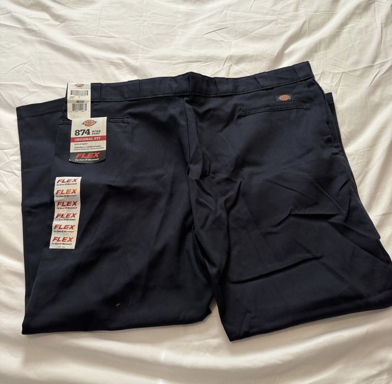 Dickies Dickies Original 874 Work Pants Navy Blue Wear Men 46X30 NWT Size US 44 / EU 60 - 1 Thumbnail