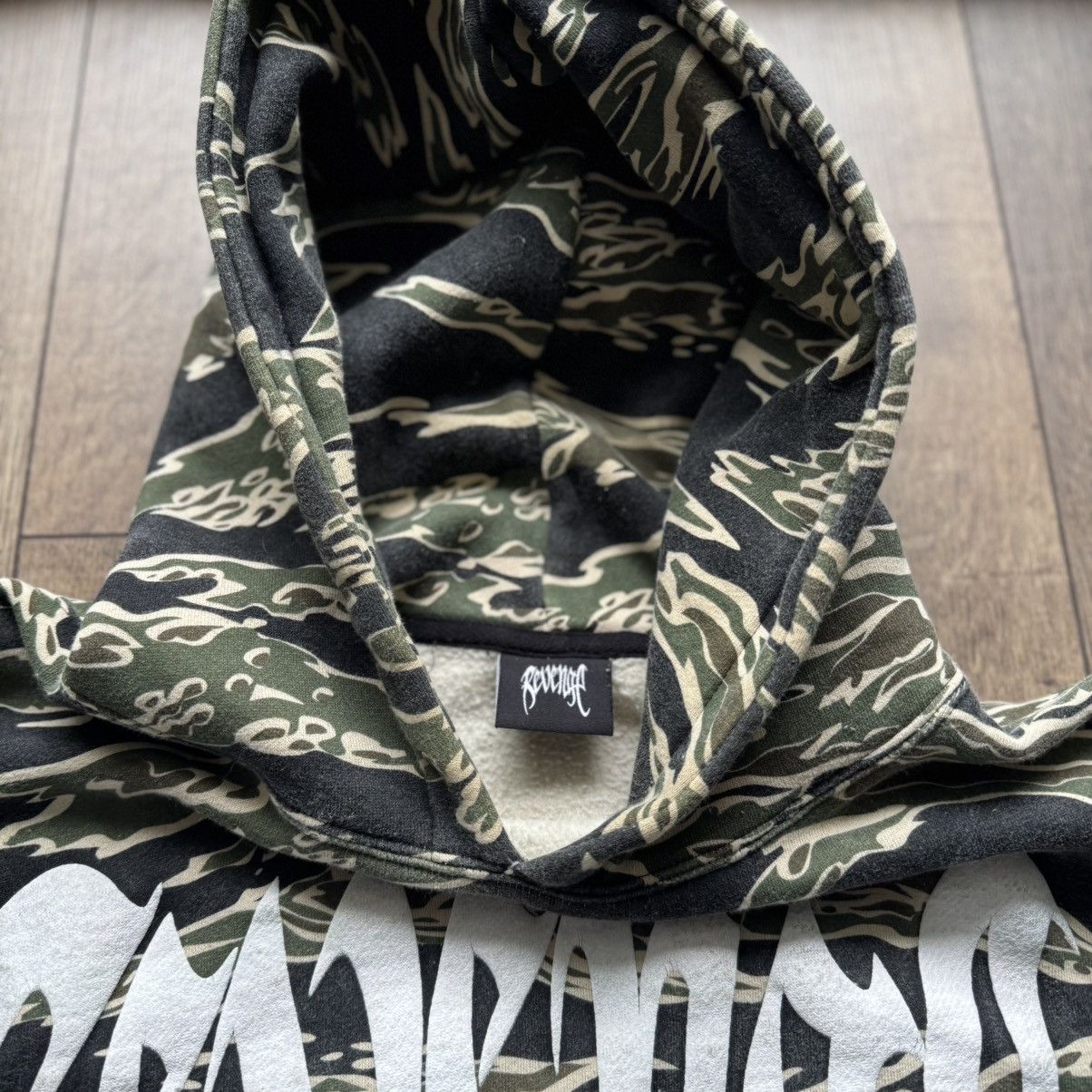 Revenge Tiger Camo Revenge XXTENTATION hoodie Streetwear camouflage Size US M / EU 48-50 / 2 - 5 Thumbnail