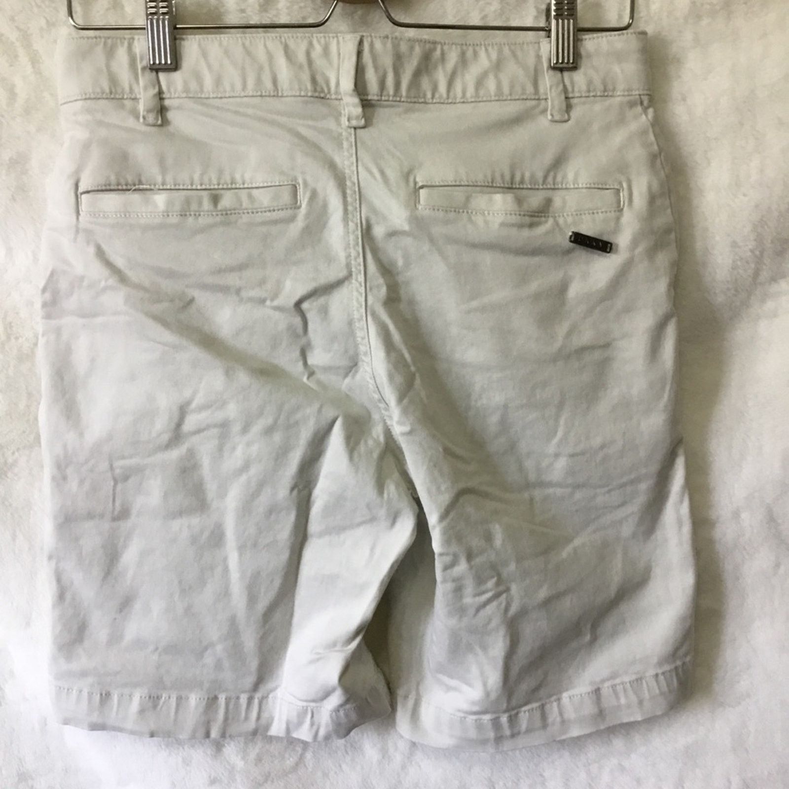 DKNY DKNY Men's White Flat Front Shorts Size US 28 / EU 44 - 5 Thumbnail