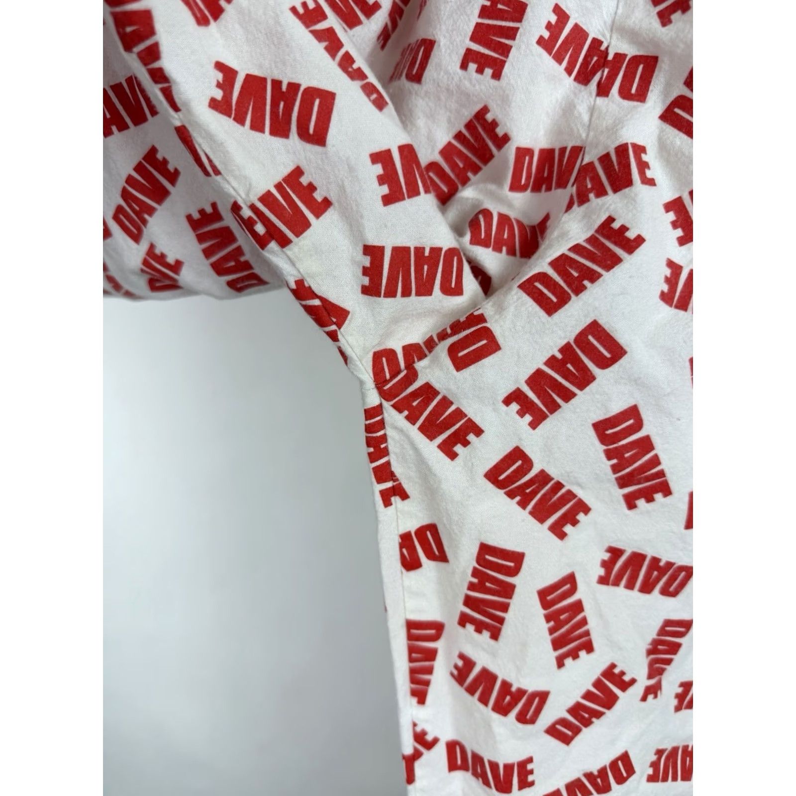Vintage VINTAGE Boxer Rebellion Pajama Pants Mens Medium White Cotton AOP Novelty Print 90s Funny Size US 31 - 5 Thumbnail