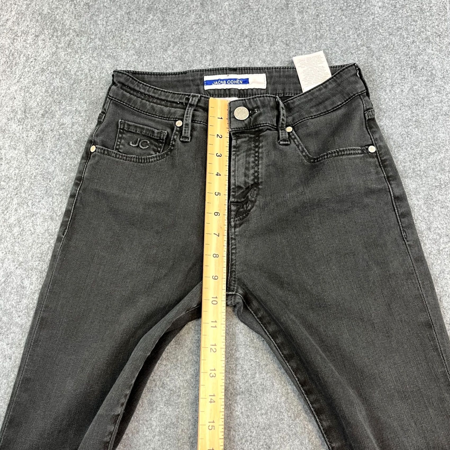 Jacob Cohen Jacob Cohen Womens Jeans Slim Skinny 28 30 UK 8 Grey Stretch Italian Designer Denim Jeans Slim Womens 8 Gray Fashion Vintage N/A Size 30" / US 8 / IT 44 - 6 Thumbnail