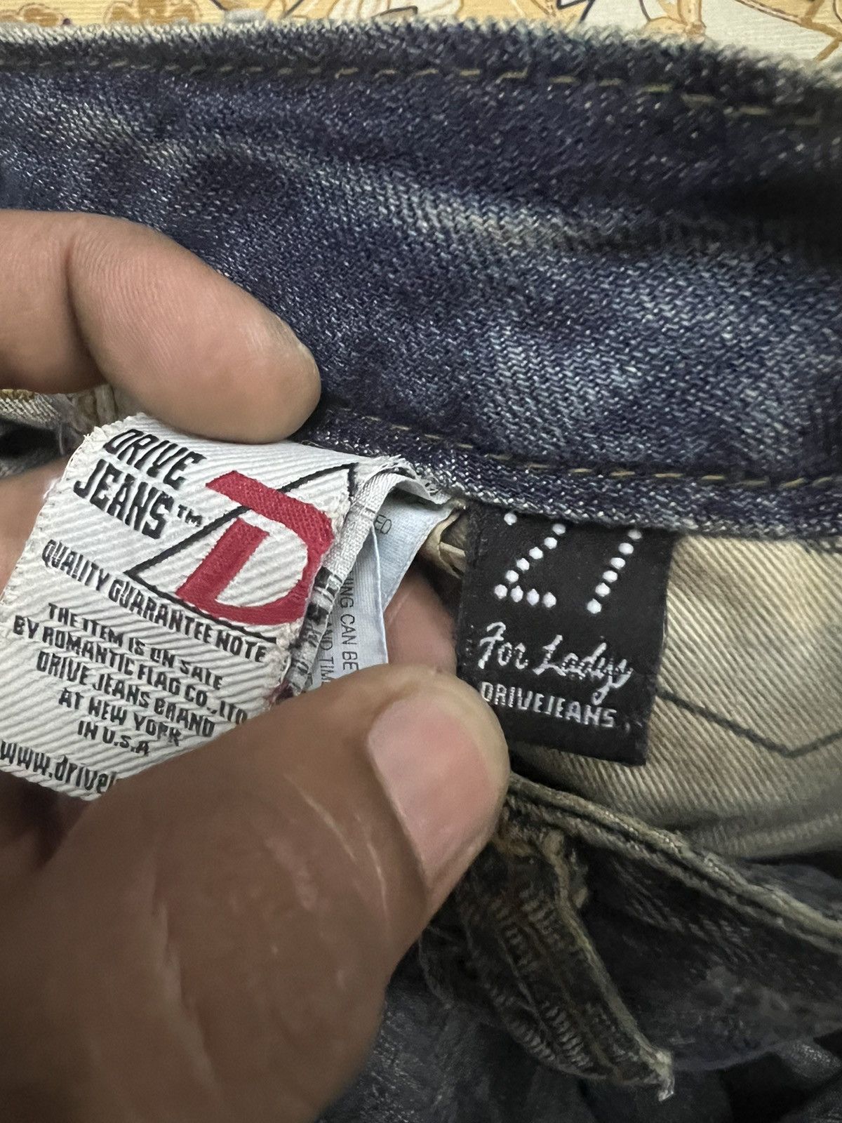 Other FLARED💥DRIVE JEANS DISTRESSED DENIM PANT Size US 28 / EU 44 - 9 Thumbnail
