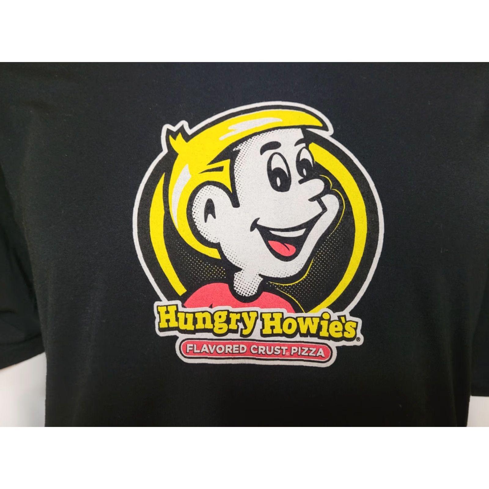 Logo 7 Hungry Howie's Pizza Logo Uniform Worker Performance T Shirt XL Michigan Shirt Men Graphic Tee Short Sleeve Crew Neck Black Sport Tek Size US XL / EU 56 / 4 - 2 Thumbnail