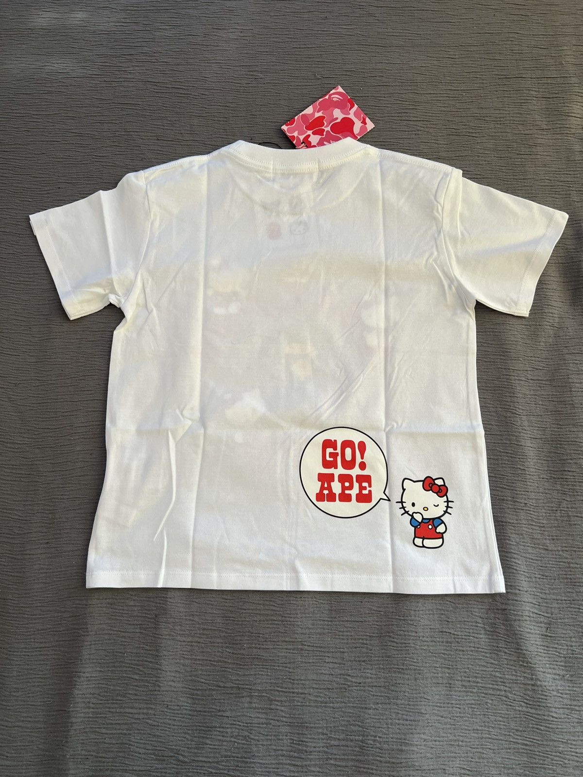 Bape Bape Sanrio Character Hello Kitty College Tee Ladies Small Size US S / EU 44-46 / 1 - 2 Thumbnail