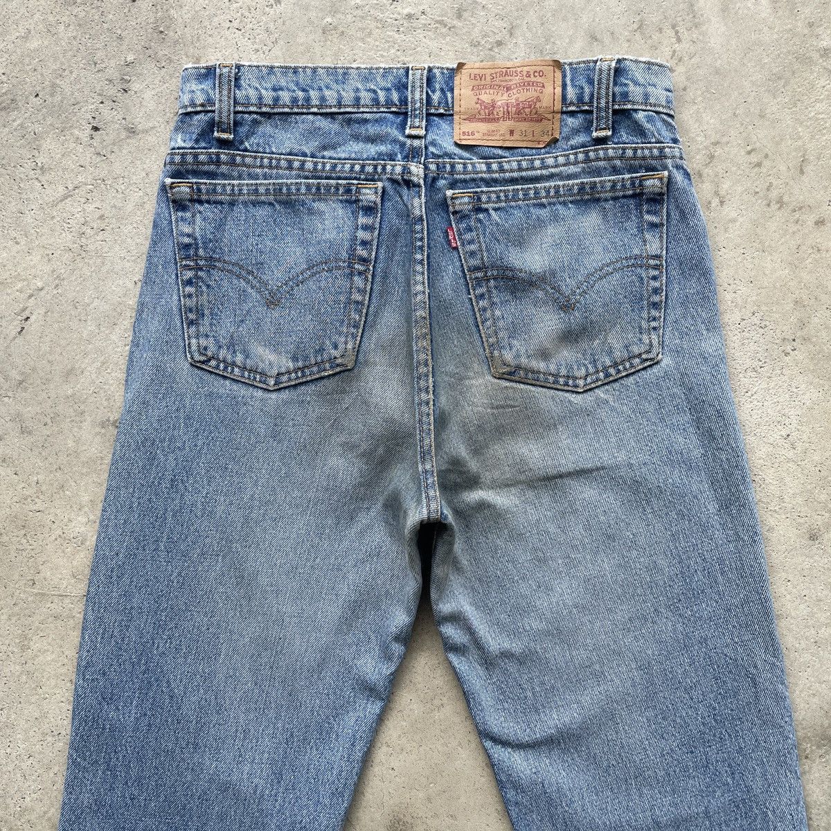 Levi's Vintage Clothing W30💥 Vintage Levi’s 516 Distressed Jeans Faded Denim Pants Size US 30 / EU 46 - 9 Thumbnail