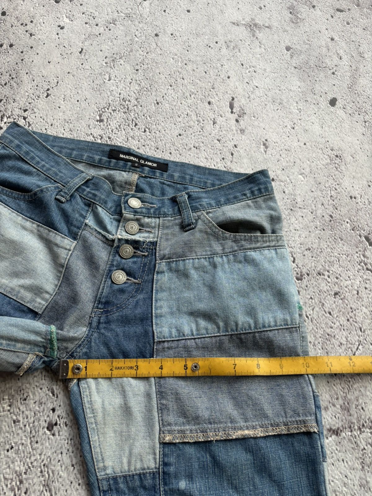 Hysteric Glamour Marginal Glamour patchwork denim jeans Size US 29 - 11 Thumbnail
