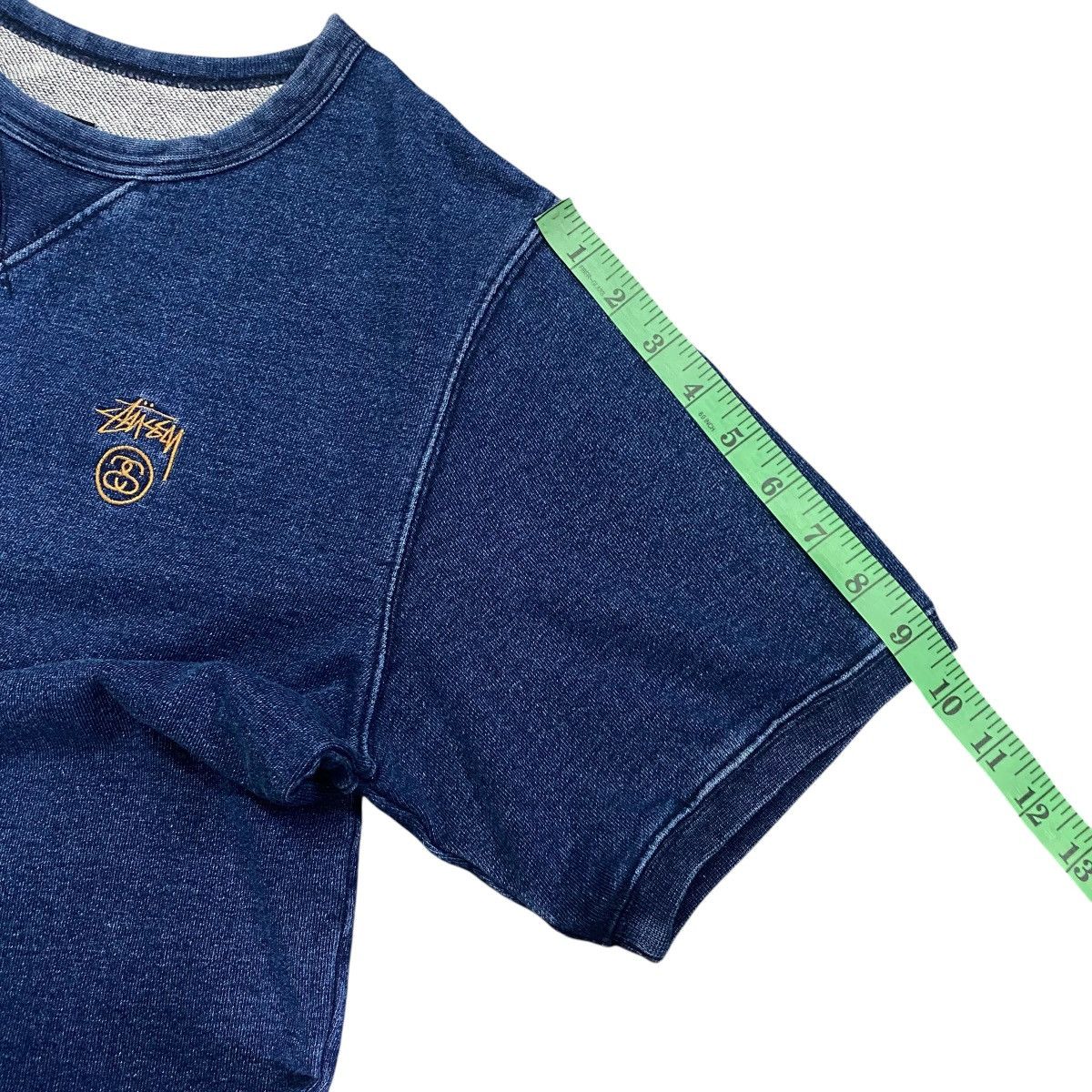 Stussy Stussy Short Sleeve Sweatshirt M Size Indigo Colour Size US M / EU 48-50 / 2 - 14 Thumbnail
