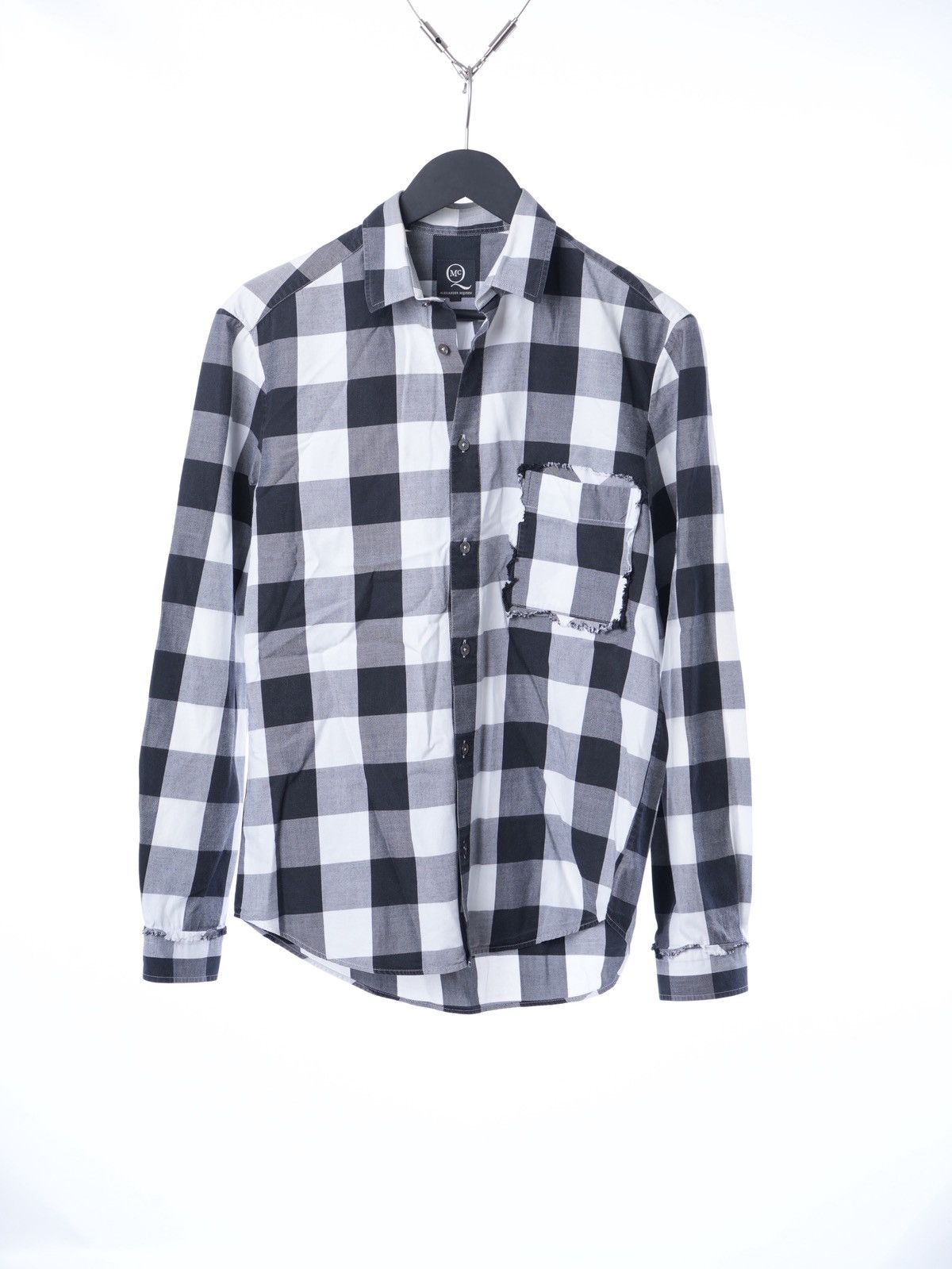 Alexander McQueen Alexander McQueen Button Down Shirt MCQ Logo One Pocket Size US S / EU 44-46 / 1 - 1 Thumbnail