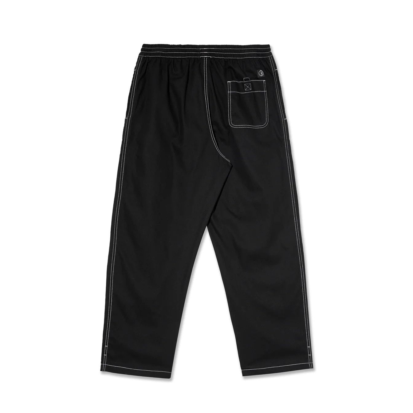 image of Polar Skate Co Polar Surf Pants Contrast Stitch XL in Black, Men's (Size 36)