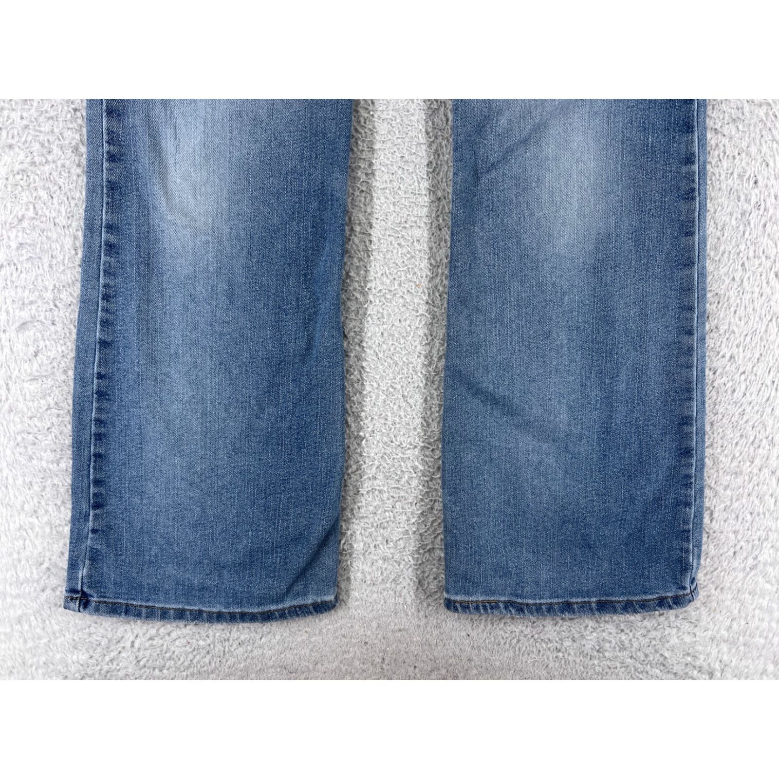 Levi's VINTAGE Levi's 514 Jeans Juniors 9 Blue Denim Flared Stretch Slimming 5-Pocket Cotton Blend Womens Adults? Size 30" / US 8 / IT 44 - 3 Thumbnail