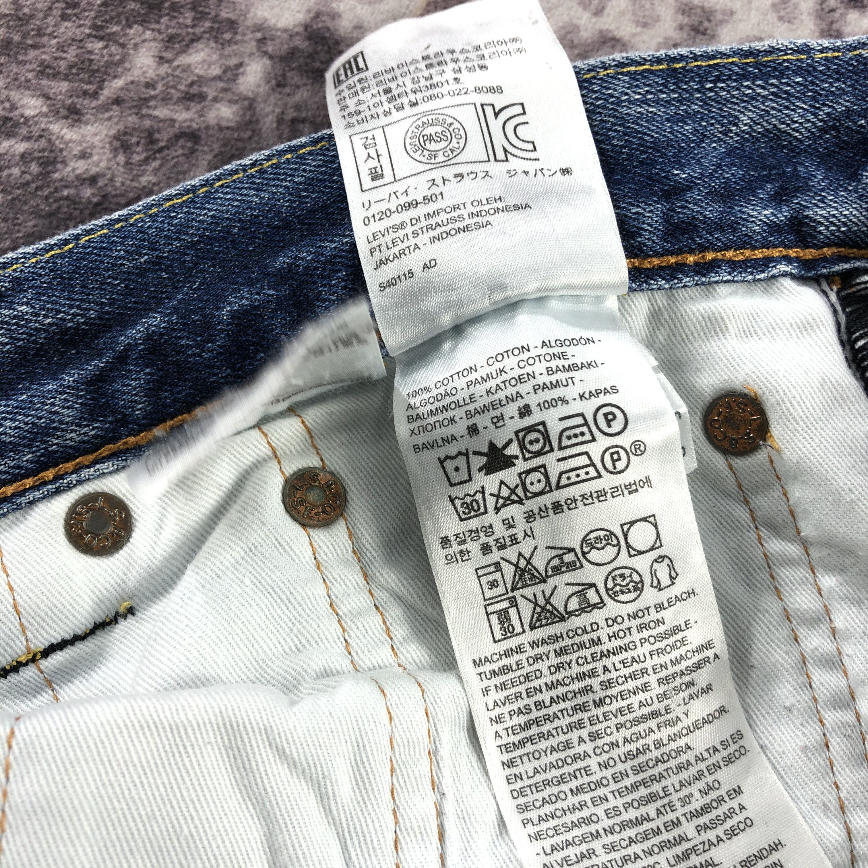Levi's Vintage Blue Wash Levis 503 Jeans-JM2815 Size US 34 / EU 50 - 14 Thumbnail