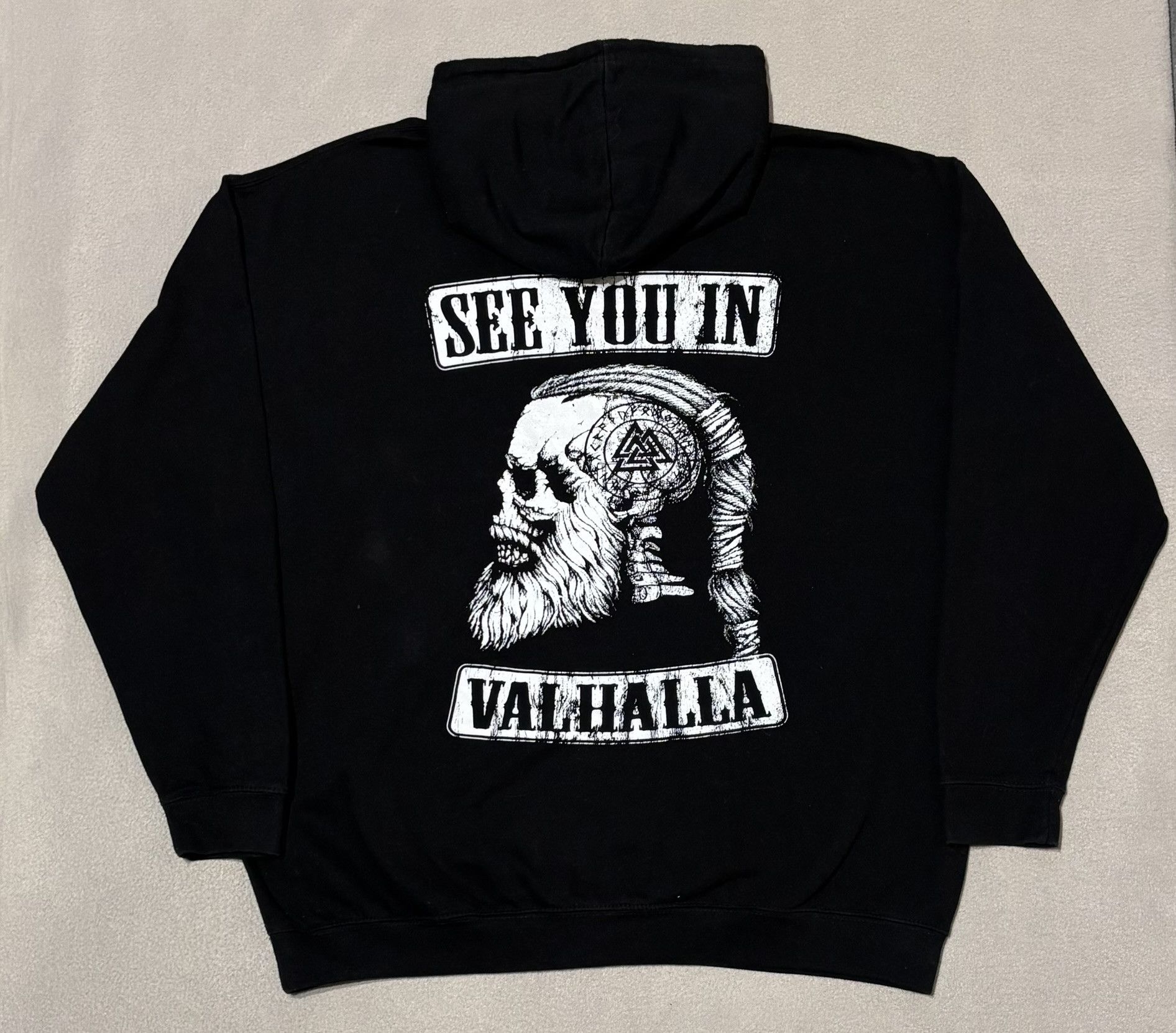 Band Tees See You In Valhalla Viking Hoodie Size XXL Size US XXL / EU 58 / 5 - 10 Thumbnail