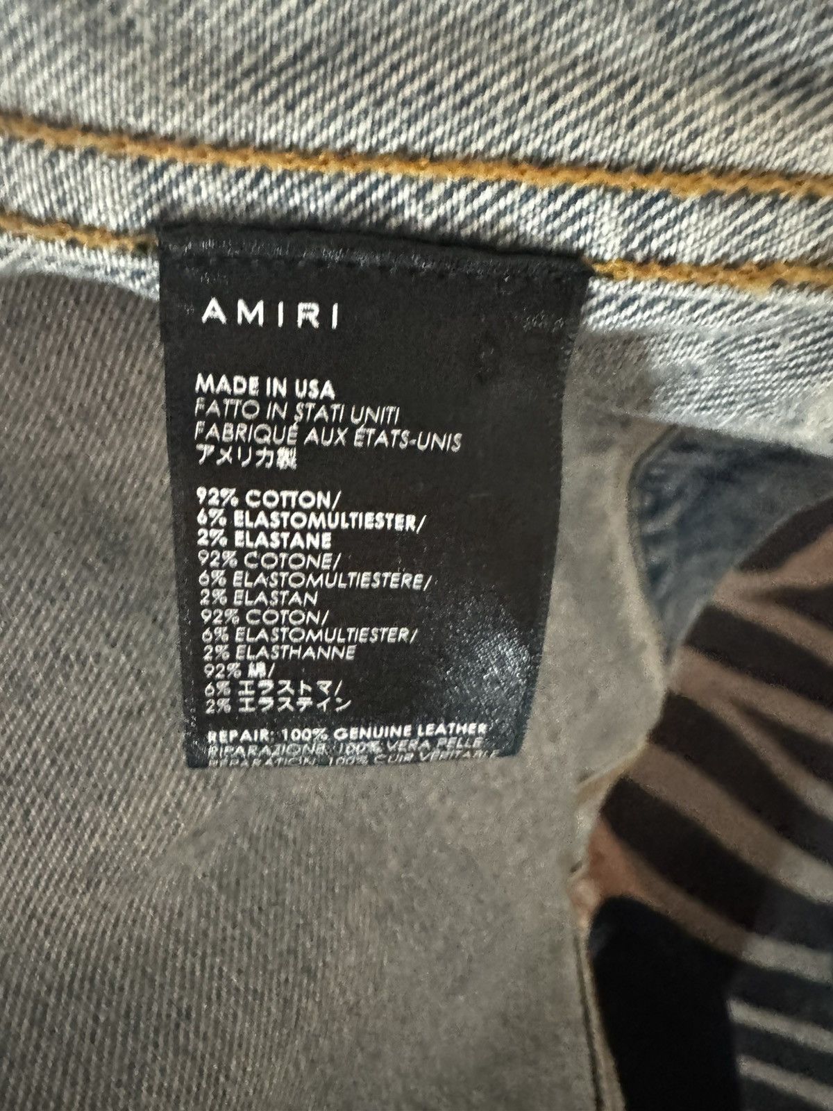 Amiri Amiri Black Stars denim jacket Size US L / EU 52-54 / 3 - 11 Thumbnail