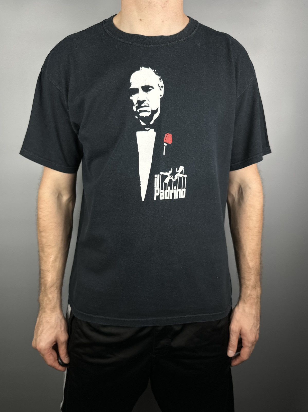 Vintage Vintage The Godfather Don Corleone Movie Graphic T Shirt Tee Size US L / EU 52-54 / 3 - 2 Thumbnail