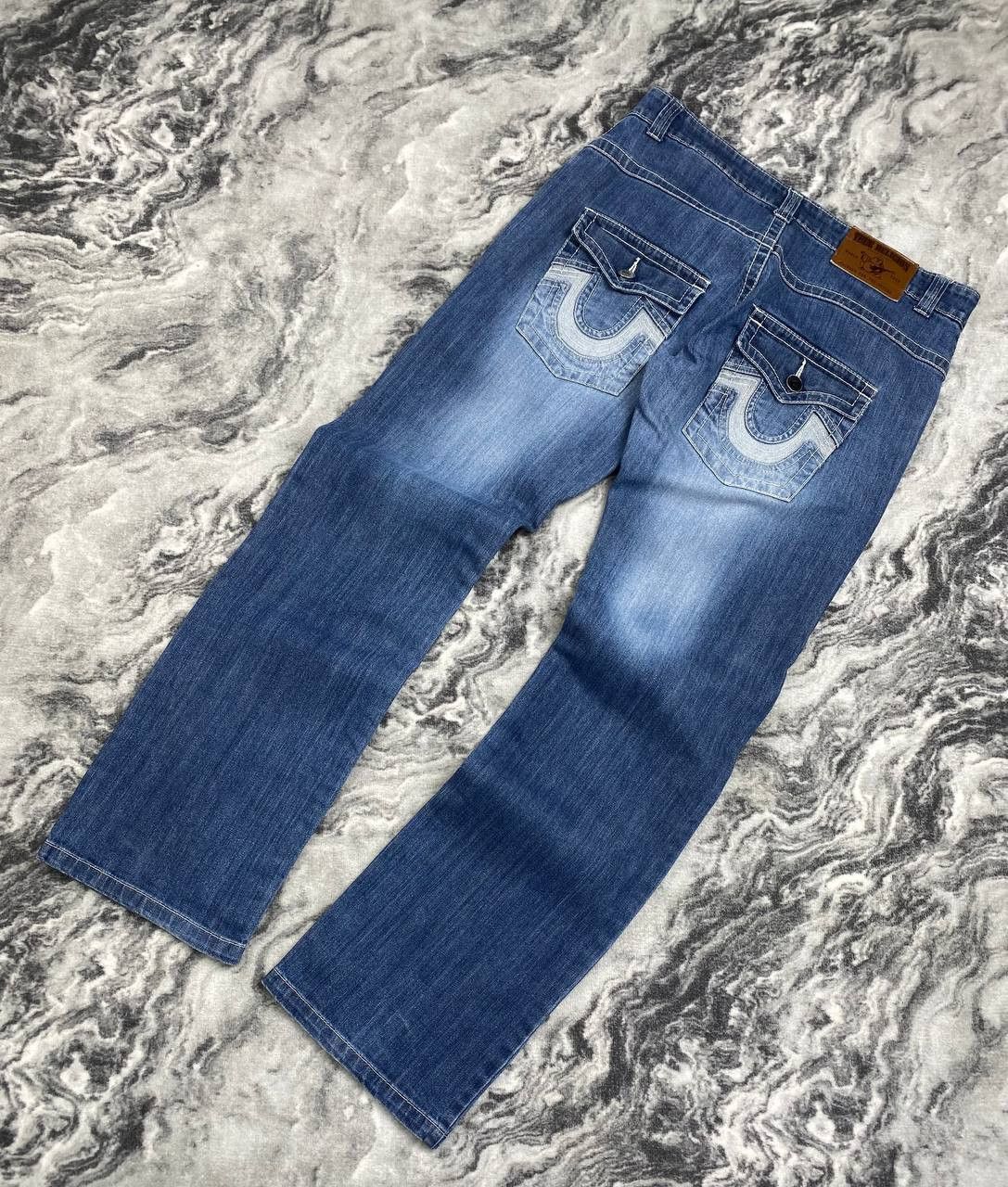 Vintage True Religion Baggy Denim Jeans Y2K 90s