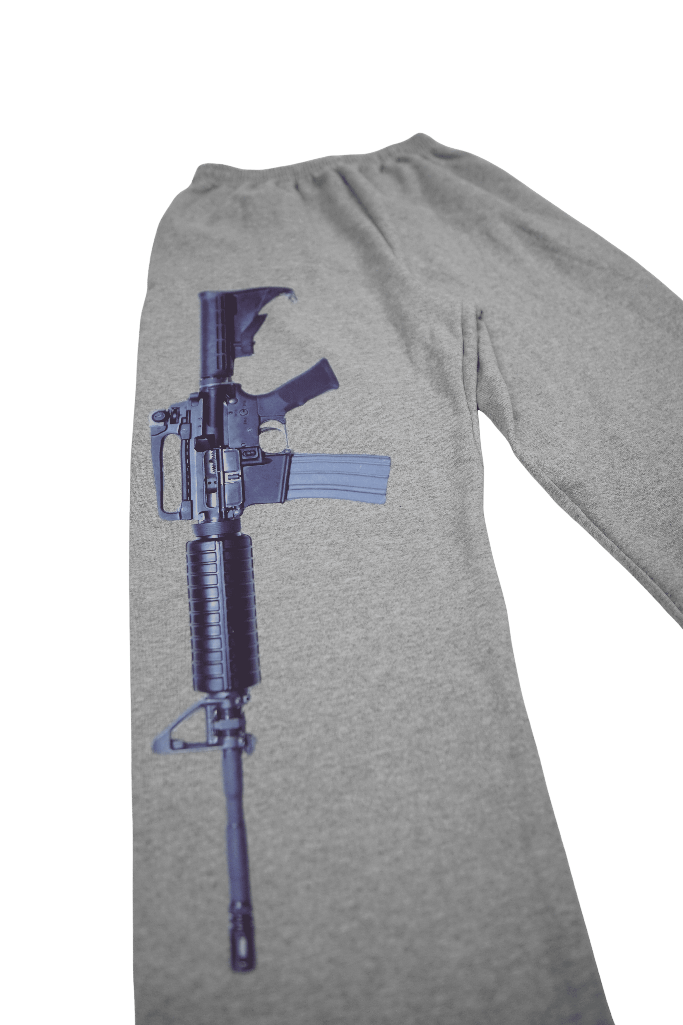 Japanese Brand Grey M4A1 Sweatpants Size US 32 / EU 48 - 3 Thumbnail