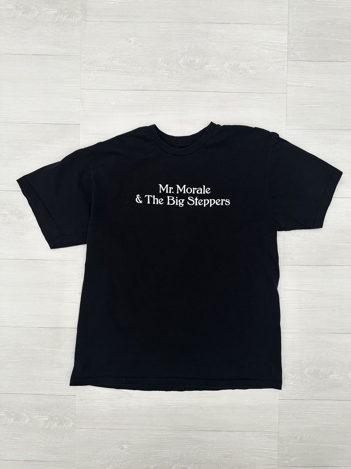 Kendrick Lamar Mr. Morale & the Big Steppers Black Album Logo Tee Sz. Large Size US L / EU 52-54 / 3 - 1 Thumbnail