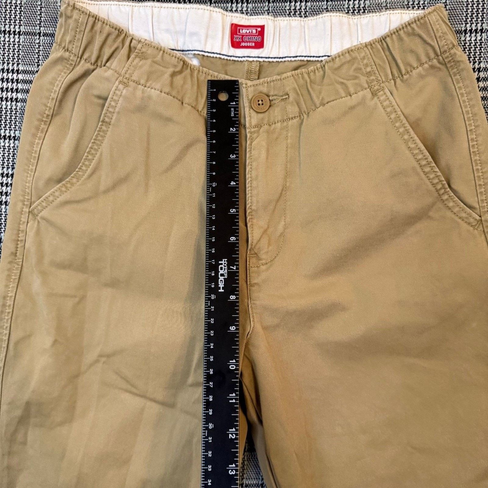 Levi's Levis XX Chino Jogger Men Pants Khaki Cotton Elastic Small S Size US 28 / EU 44 - 4 Thumbnail