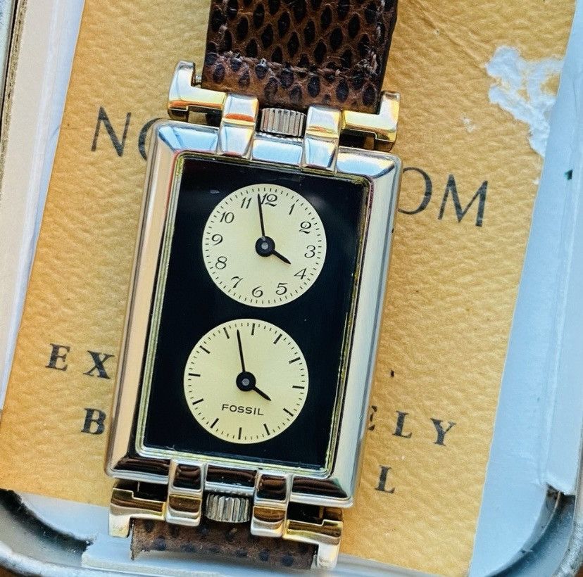 Fossil 1995 FOSSIL ART DECO EC-8605 Size ONE SIZE - 6 Thumbnail