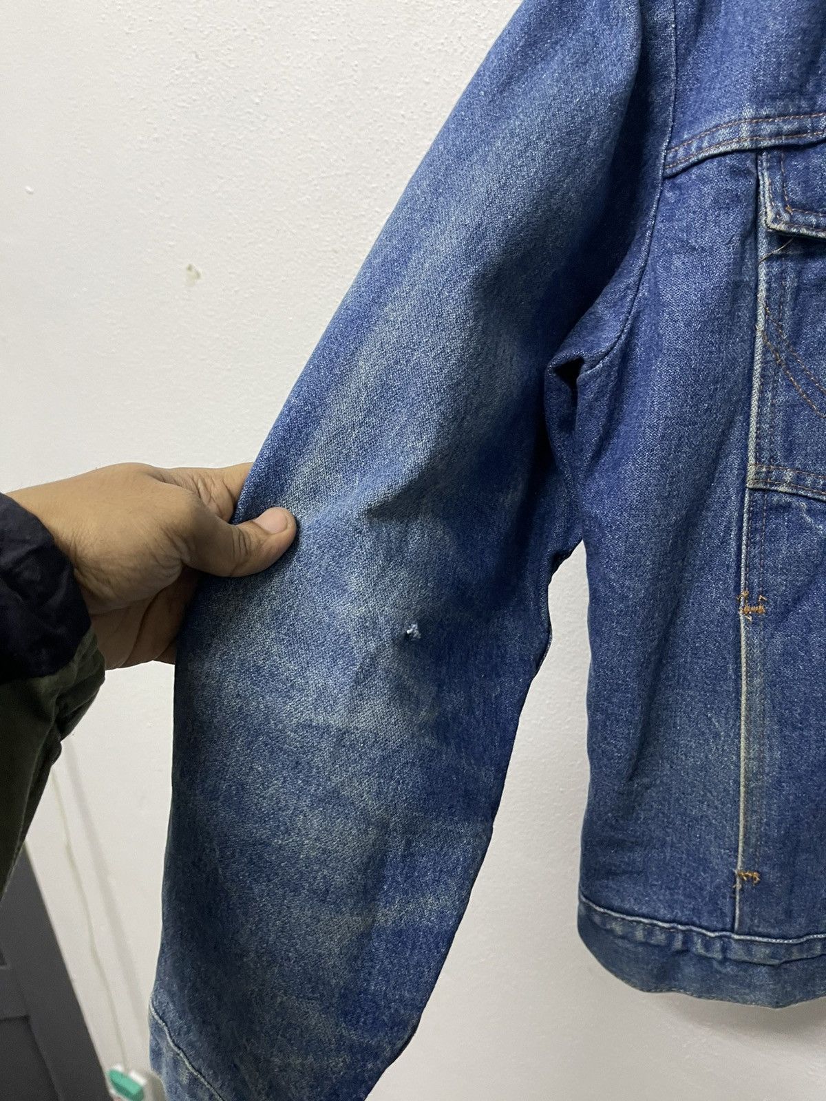Wrangler 80s WRANGLER SHERPA FLEECE WESTERN DENIM JACKET RARE Size US M / EU 48-50 / 2 - 8 Thumbnail